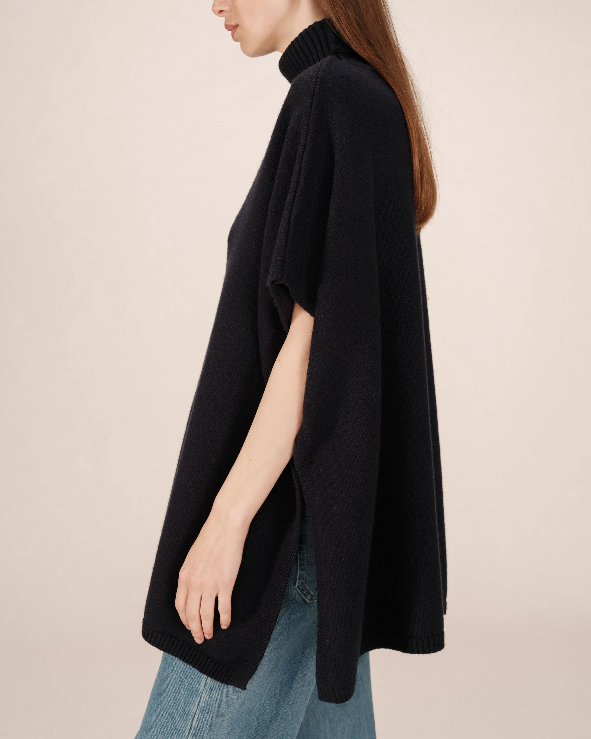 Pull Poncho Marine Saison - Image 2