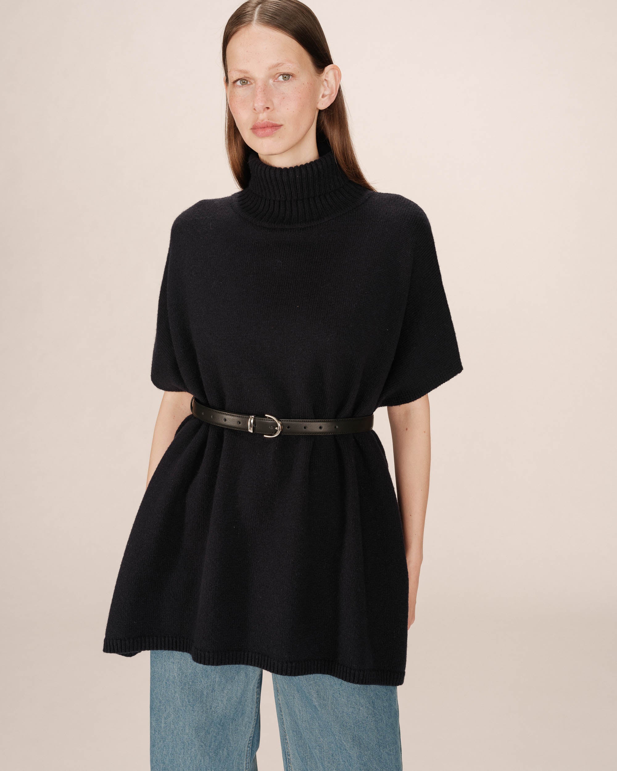 Pull Poncho Marine Saison - Image 4