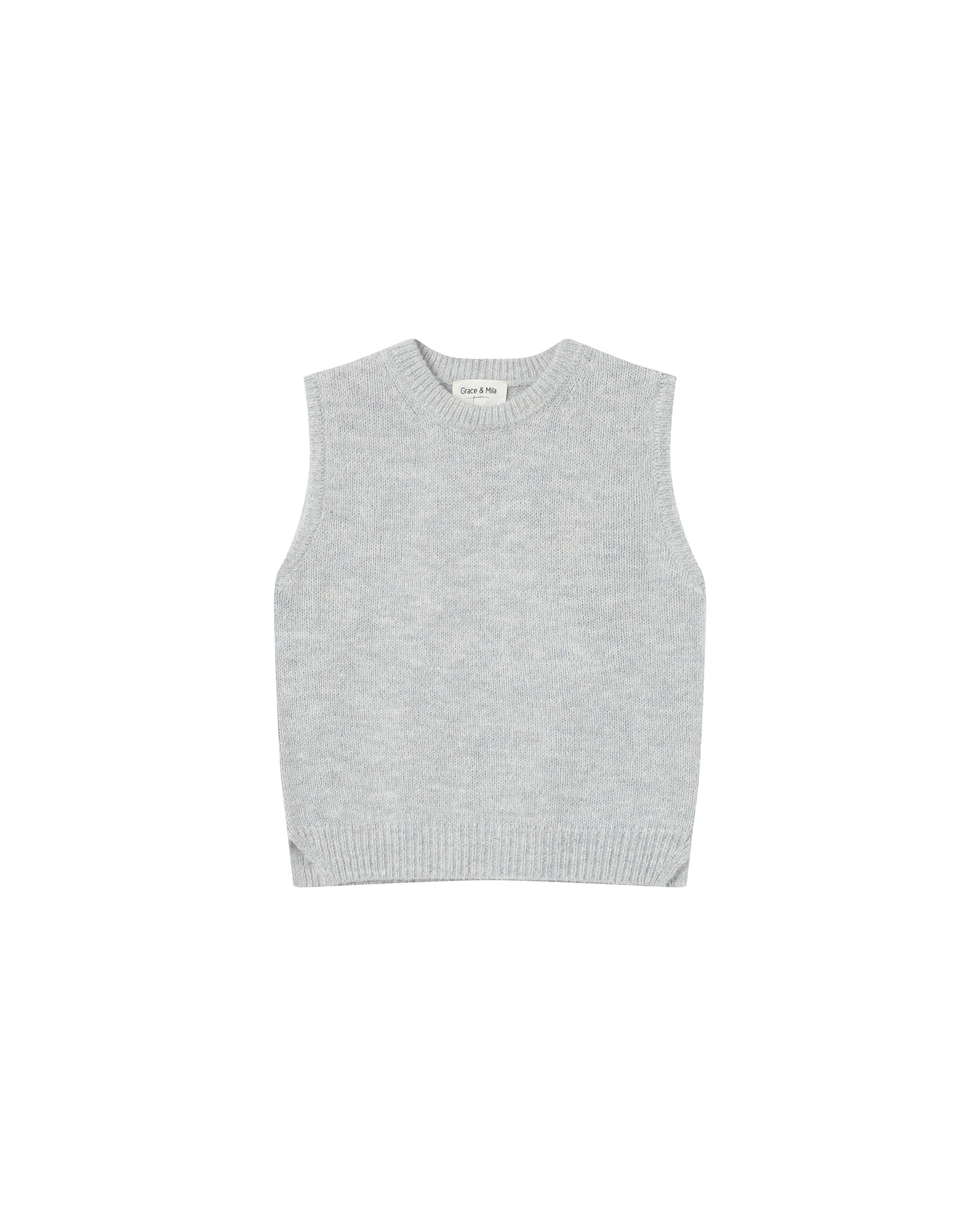 Pull Sans Manches Gris Say - Image 7