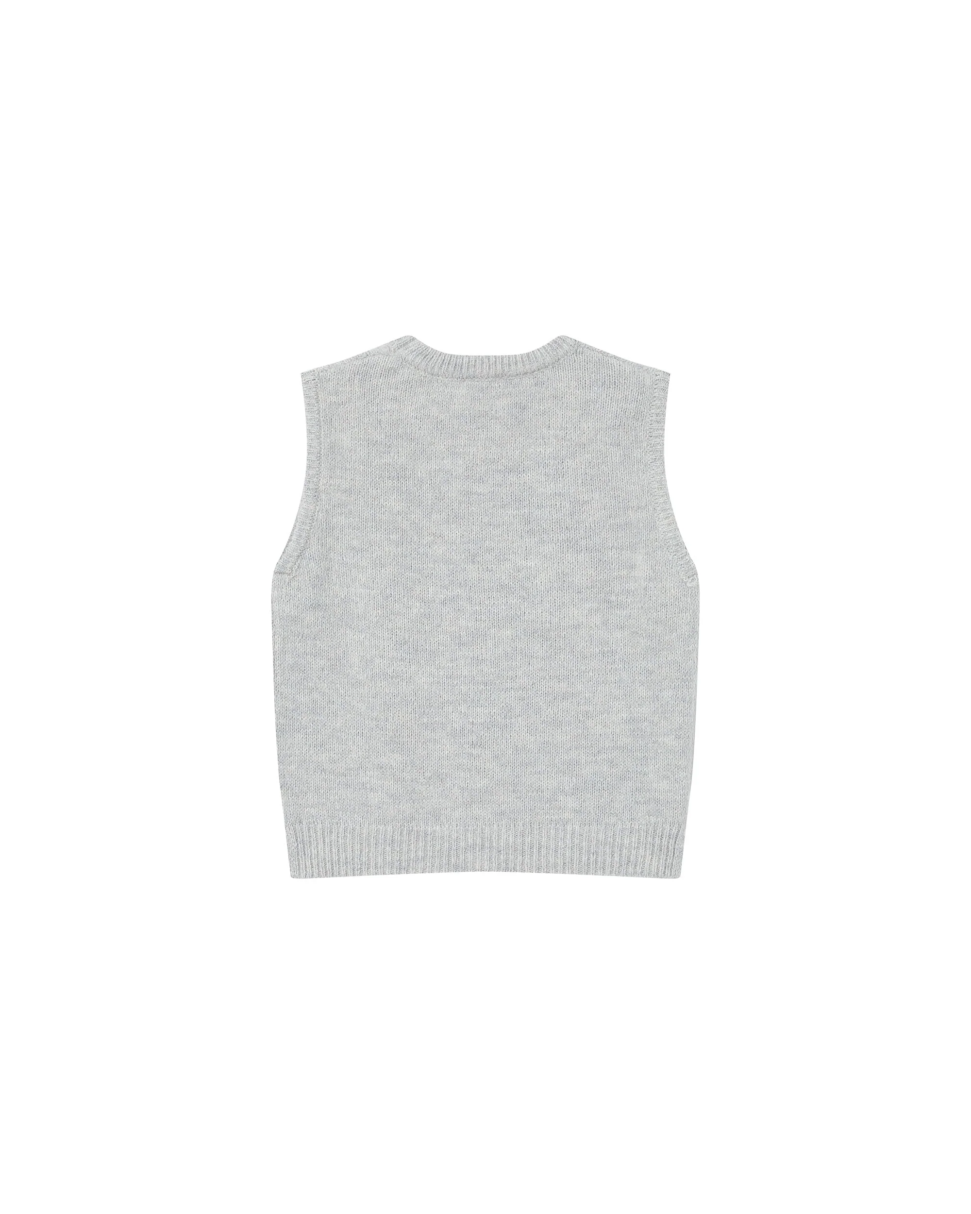 Pull Sans Manches Gris Say - Image 8