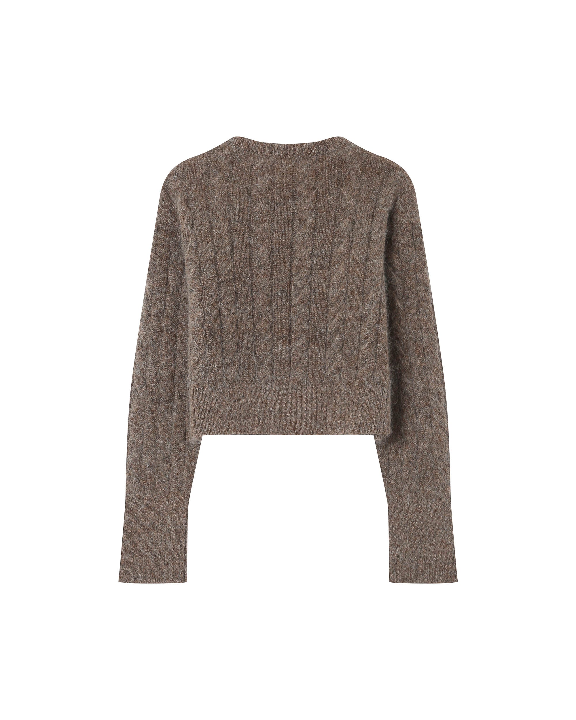Pull Torsade Taupe Sabin - Image 6