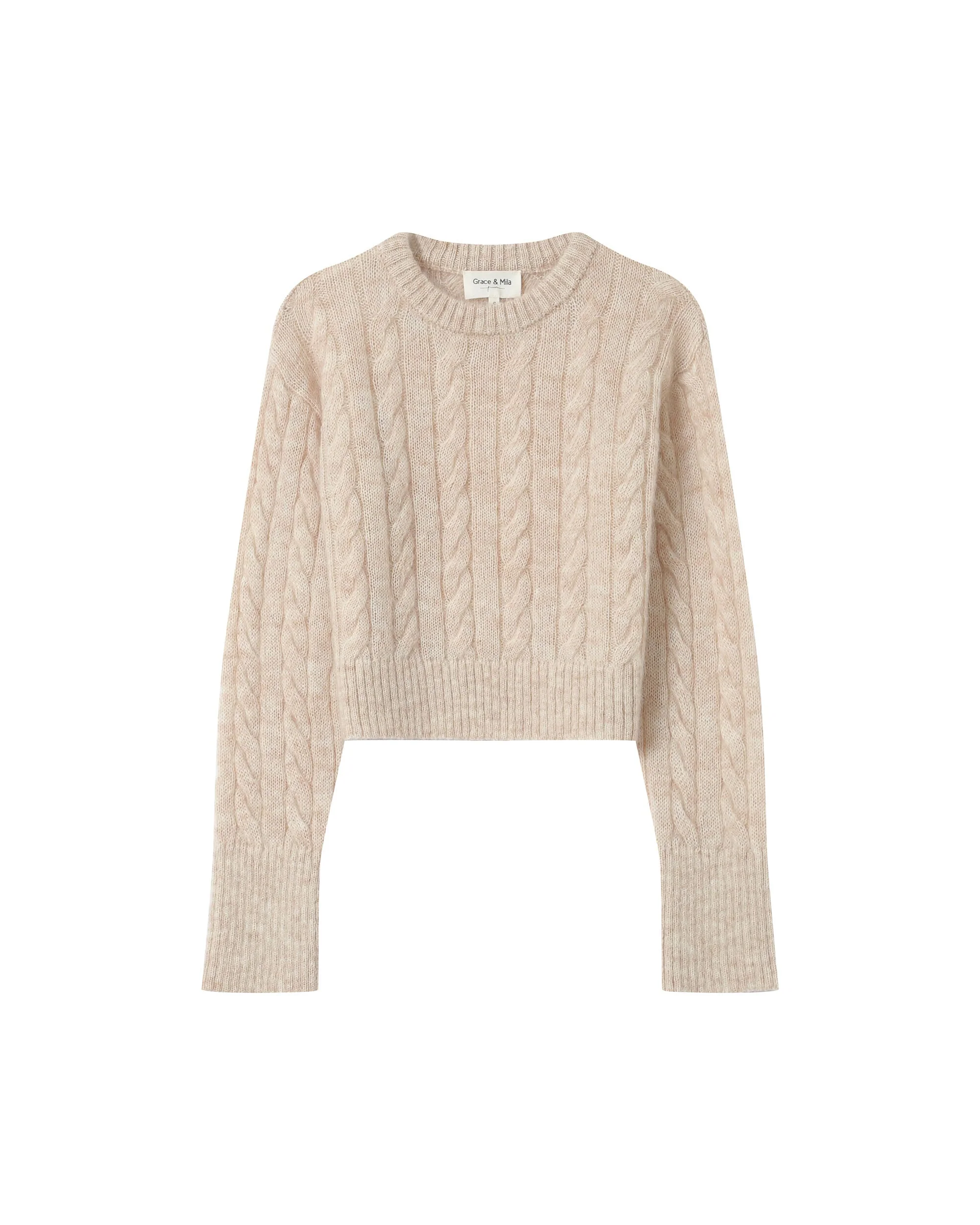 Pull Torsade Vanille Sabin - Image 6