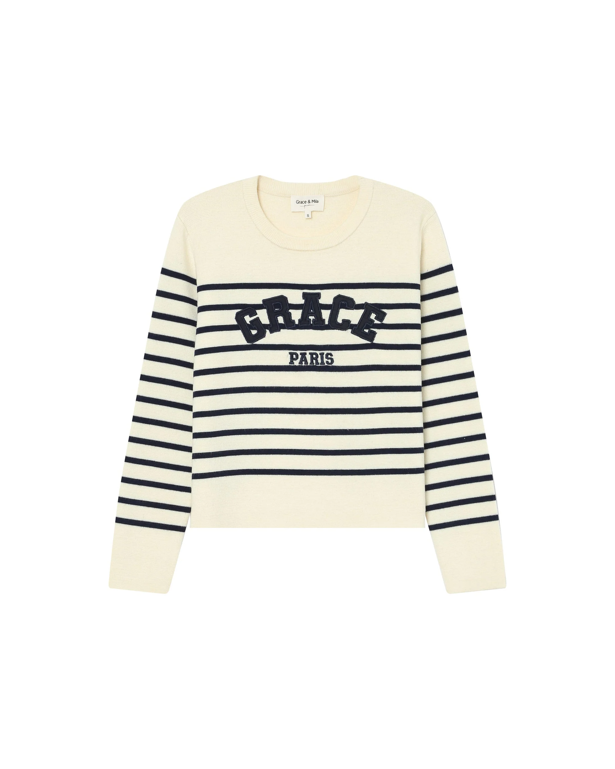 Pull Universitaire Ecru Sardaigne - Image 6