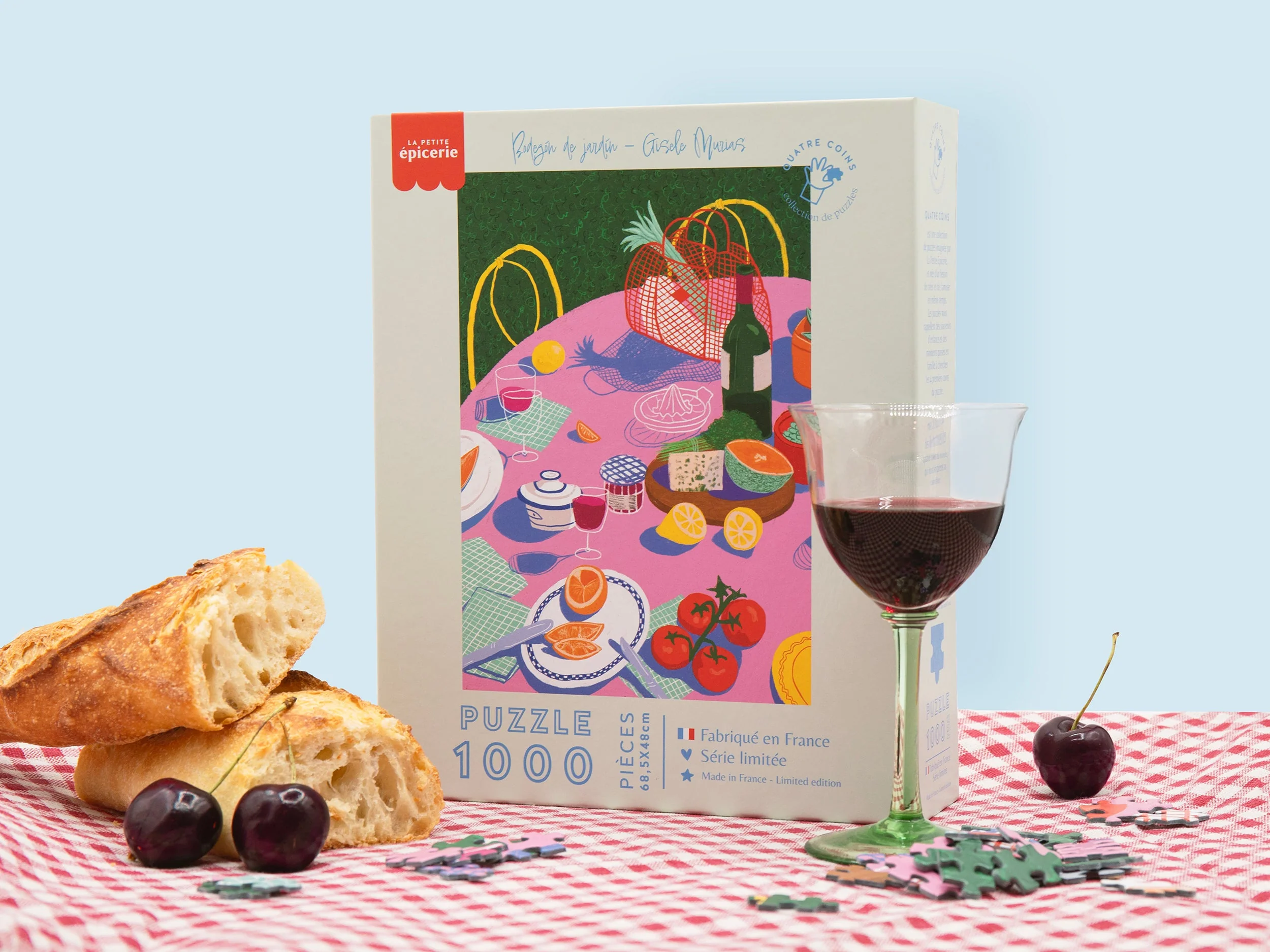 Puzzle 1000 Pièces - Bodegon De Jardin Par Gisèle Murias - Image 2