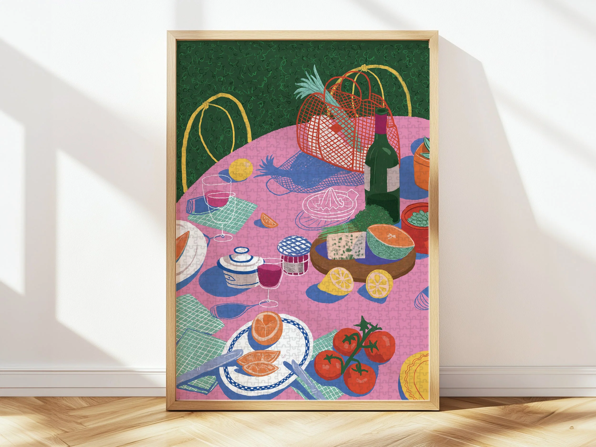 Puzzle 1000 Pièces - Bodegon De Jardin Par Gisèle Murias - Image 3