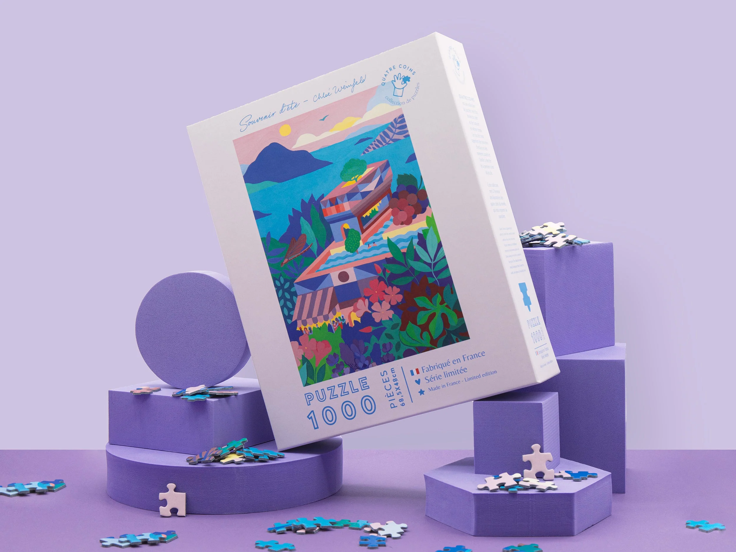 Puzzle 1000 Pièces - Souvenir D'Été Par Chloé Weinfeld - Image 2