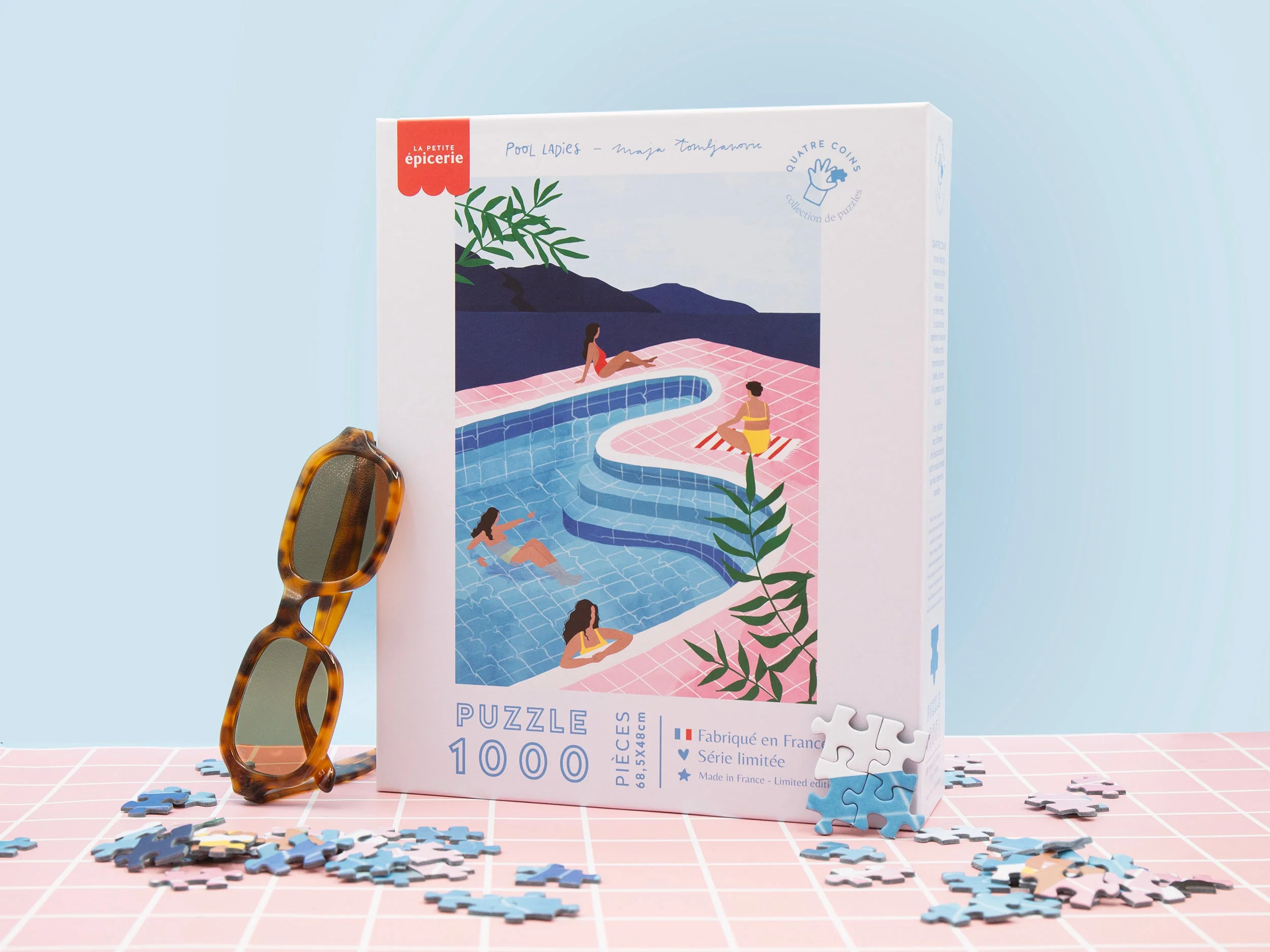 Puzzle 1000 Pièces - Pool Ladies Par Maja Tomljanovic - Image 2