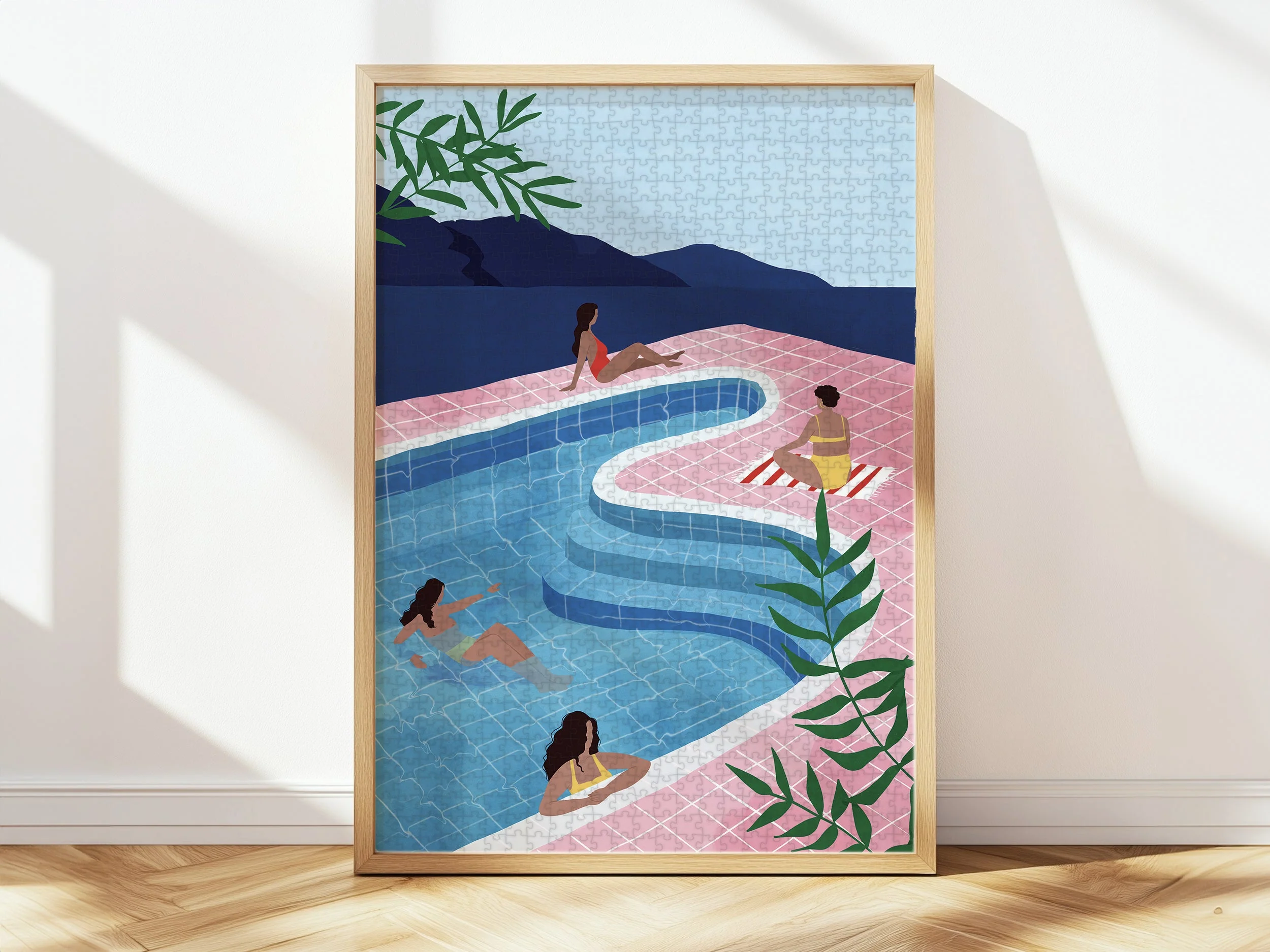 Puzzle 1000 Pièces - Pool Ladies Par Maja Tomljanovic - Image 3
