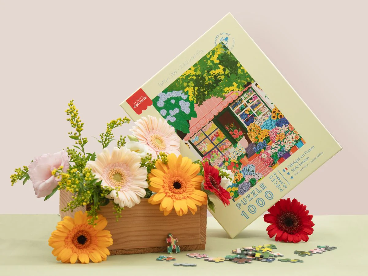 Puzzle 1000 Pièces - Floral Shop Par Studio Grand-Père - Image 5