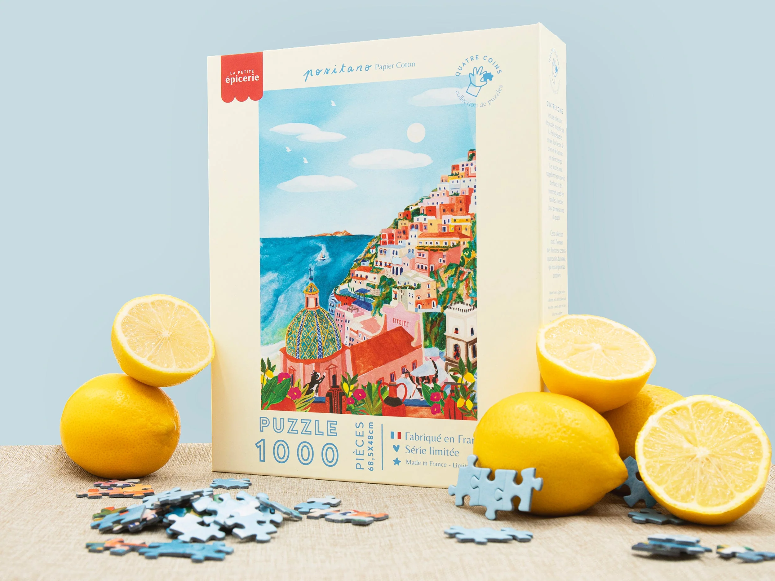 Puzzle 1000 Pièces - Positano Par Flore @Papier Coton - Image 2