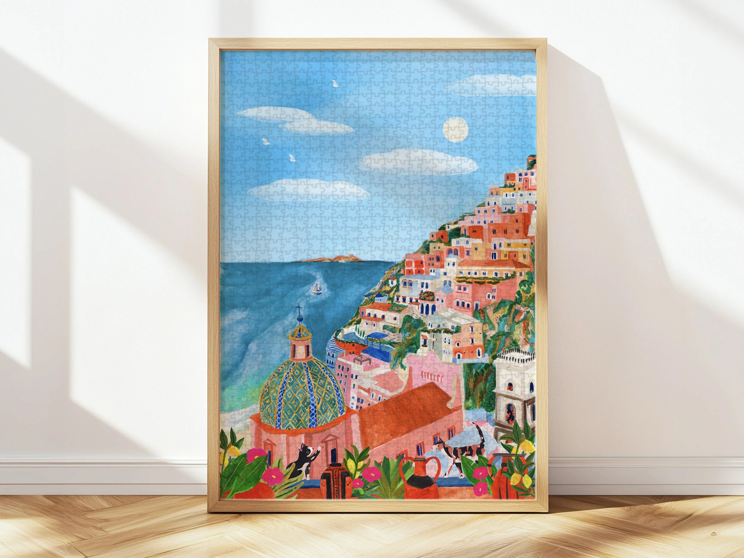 Puzzle 1000 Pièces - Positano Par Flore @Papier Coton - Image 3