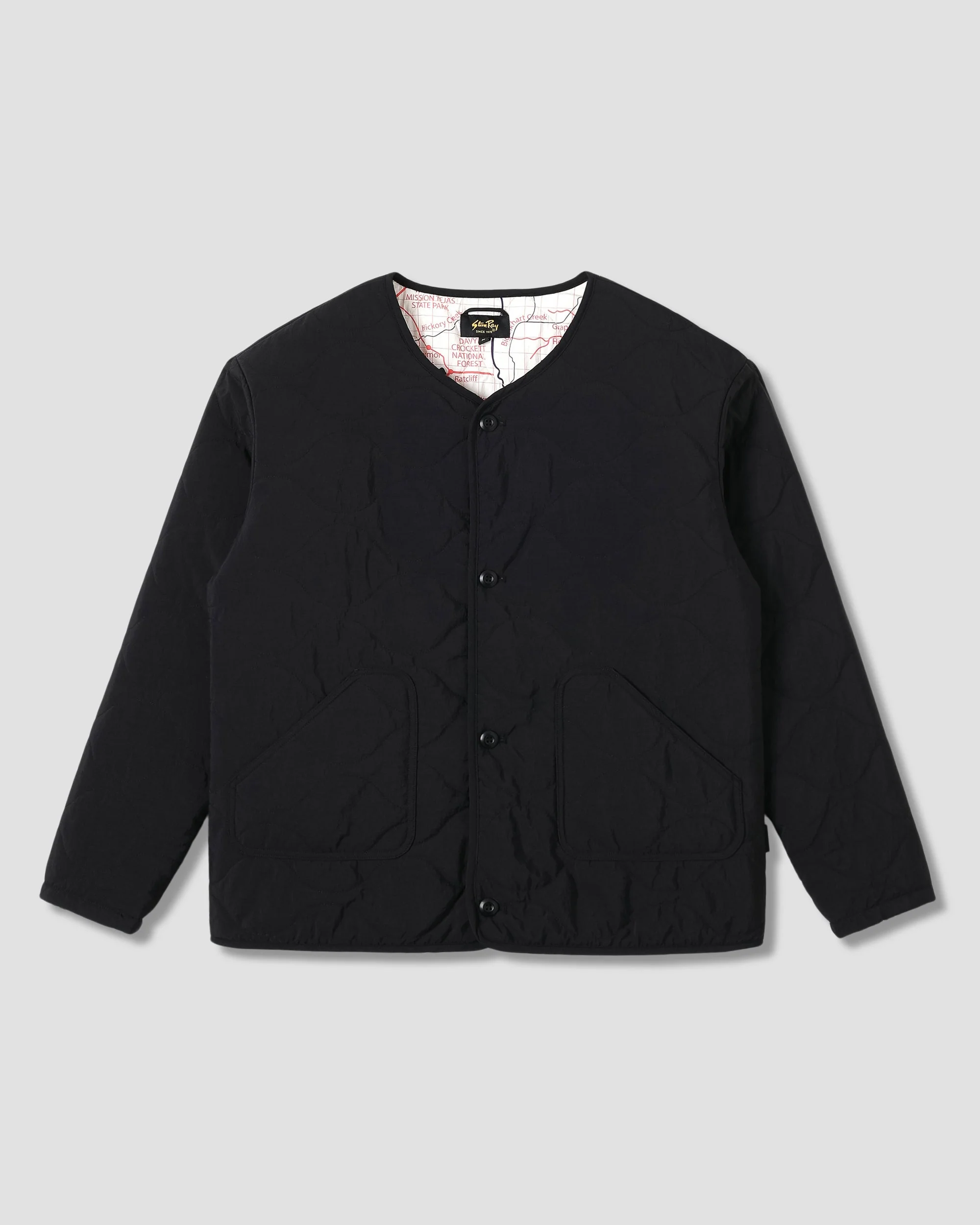 Quilted Liner Jacket - Black - Image 2