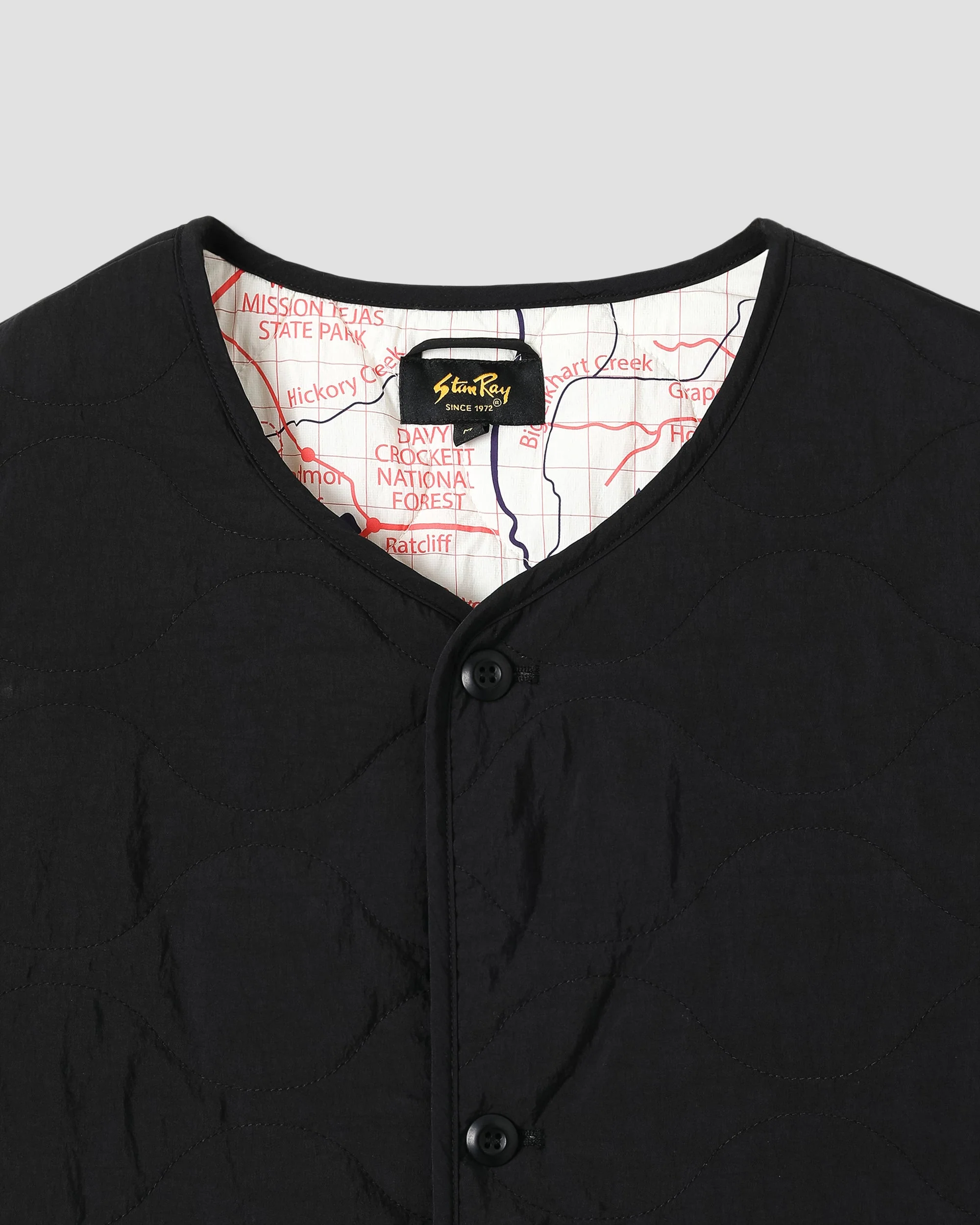 Quilted Liner Jacket - Black - Image 4