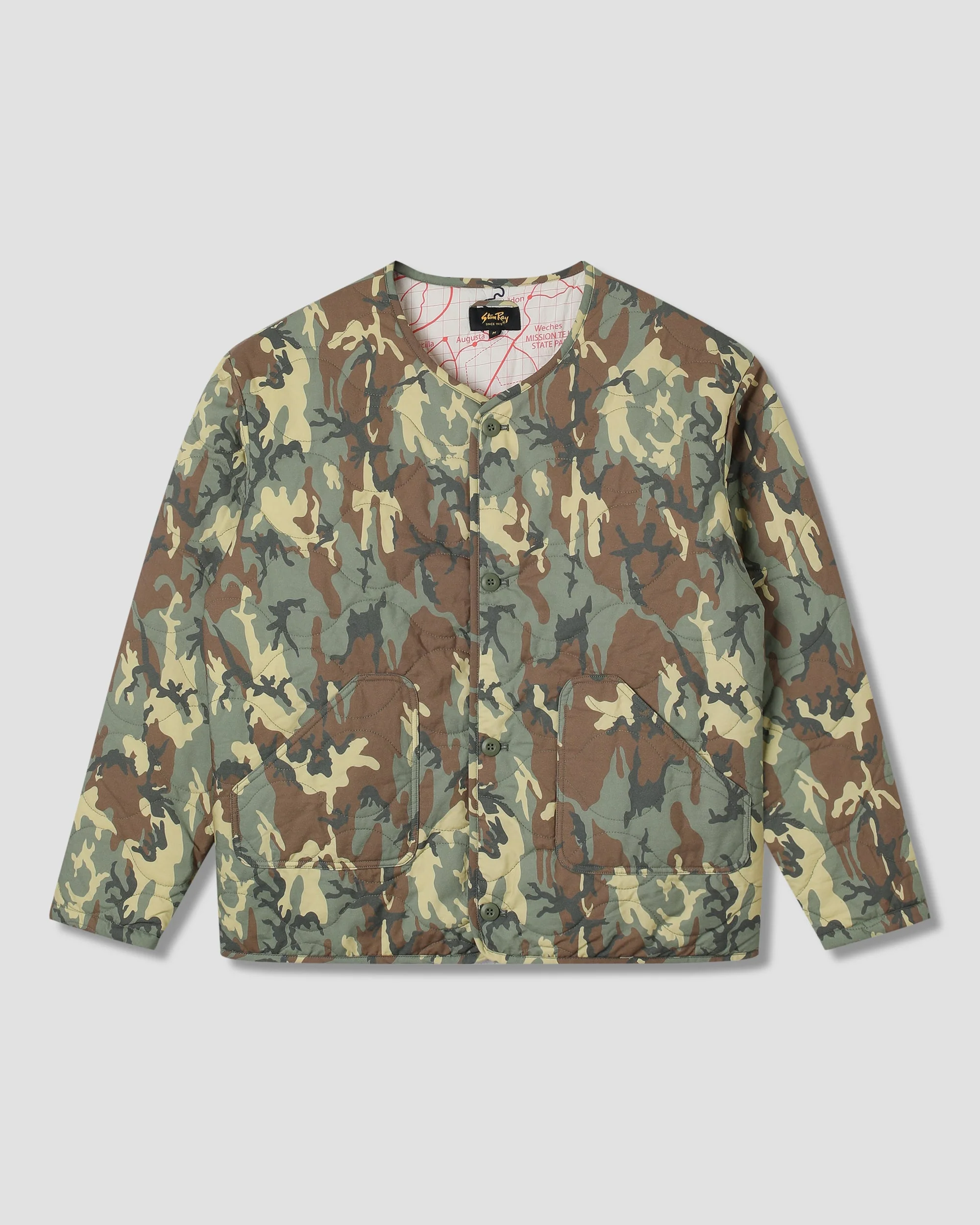 Quilted Liner Jacket - Woodland DPM - Image 2