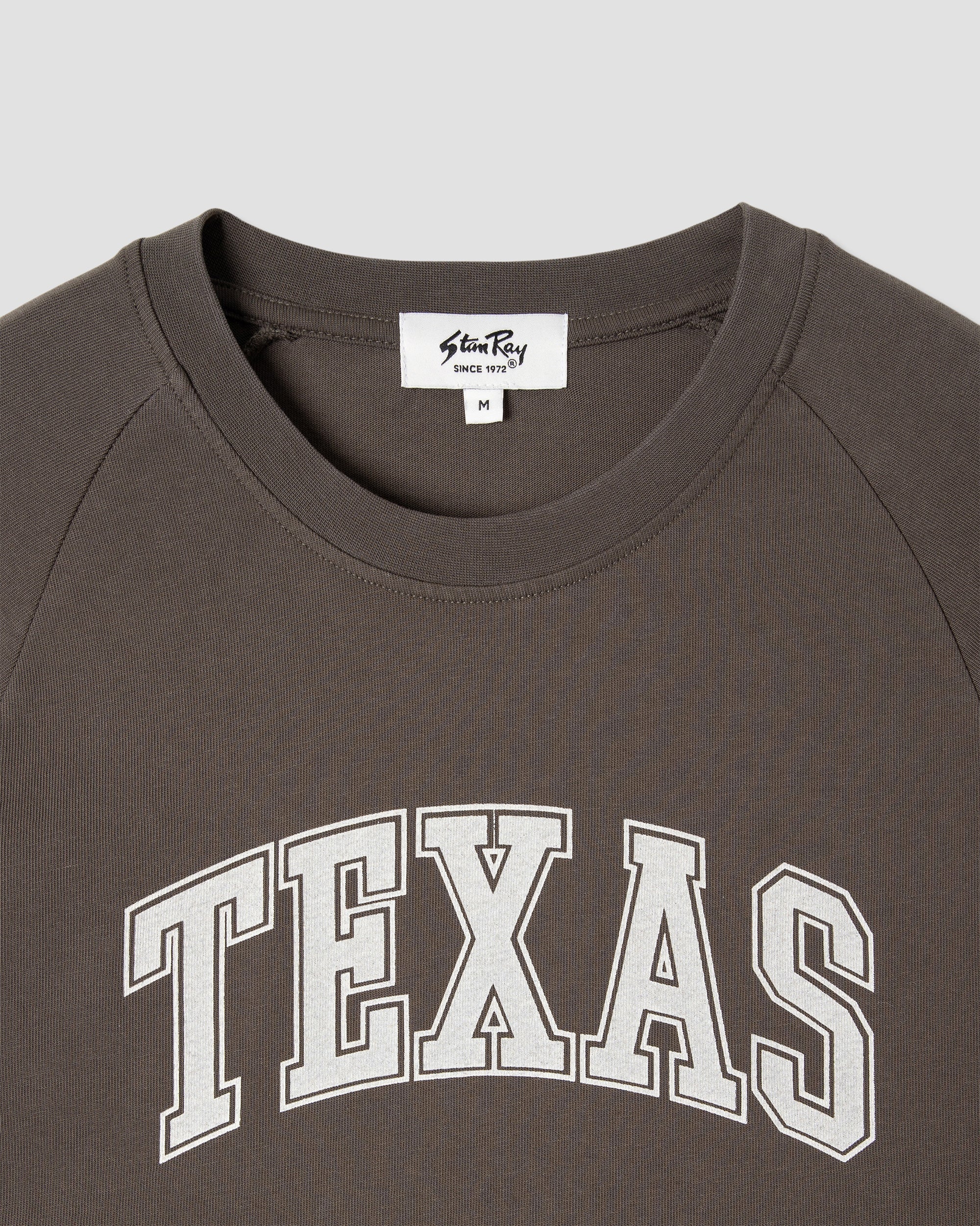 Raglan Stripe Tee - Washed Black - Image 3