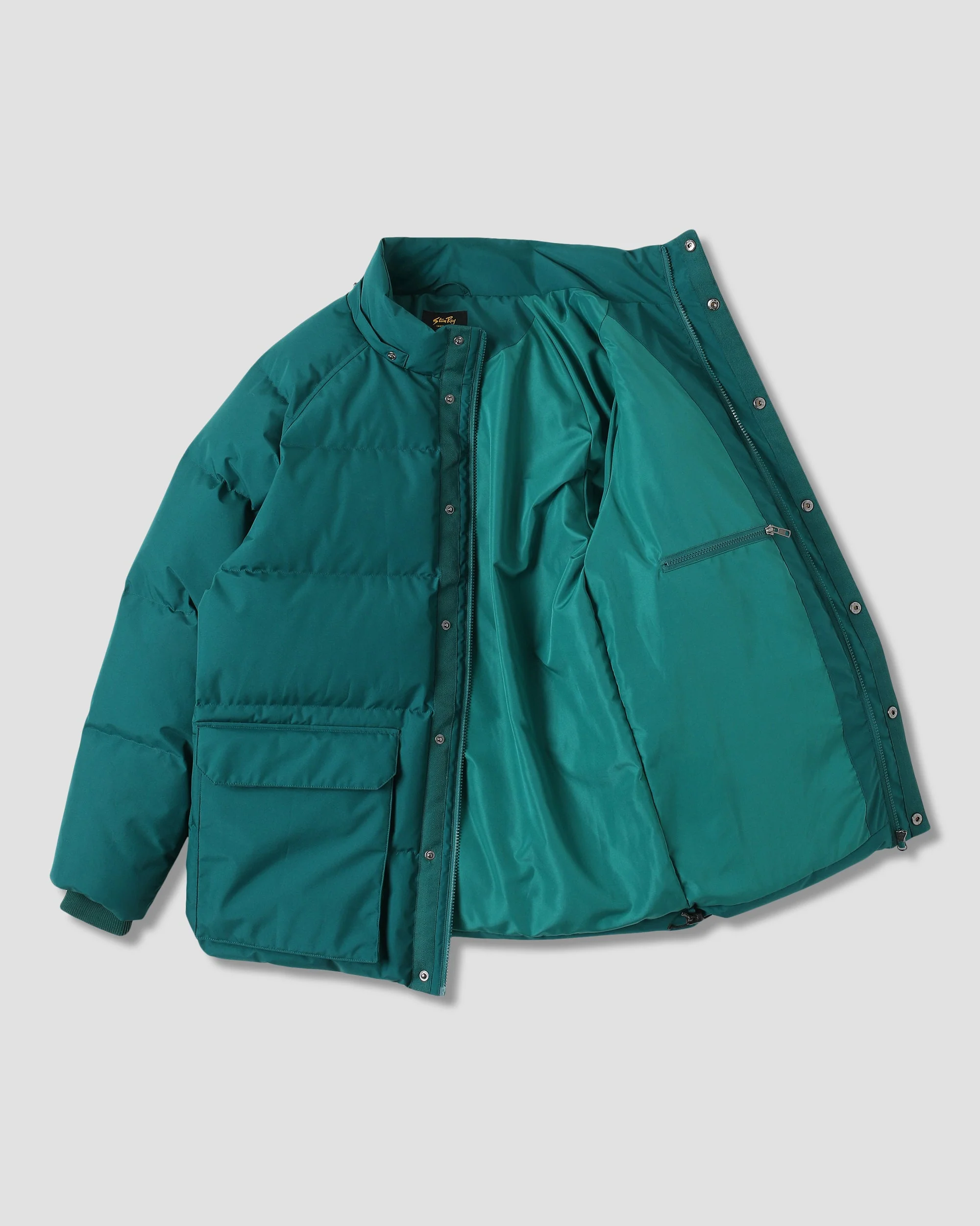 Rainproof Down Jacket - Olive - Image 4