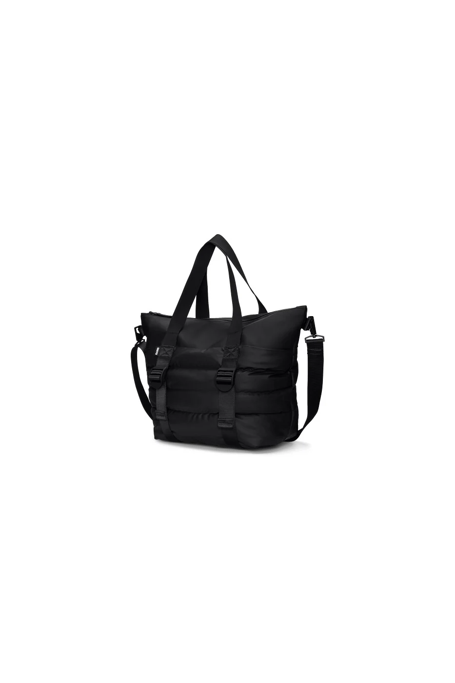 Sac Puffer Mix Tote Mini W3 Black - Mixte - Image 4