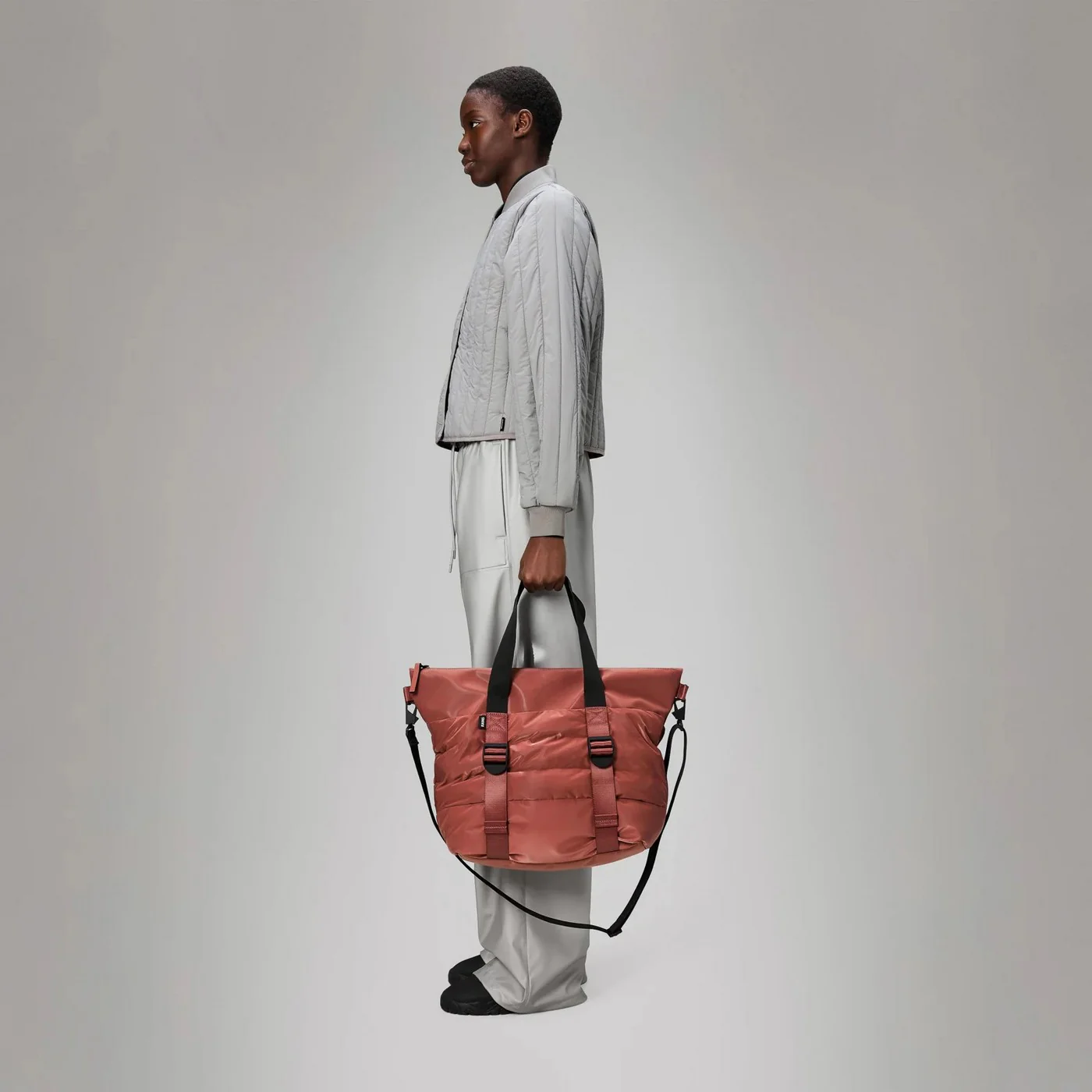 Sac Puffer Mix Tote Mini W3 Honor - Mixte - Image 4