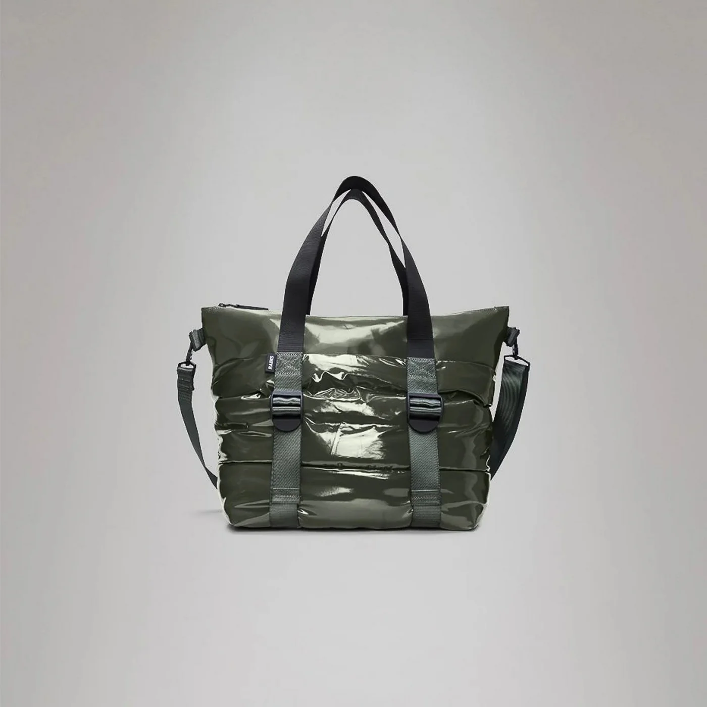 Sac Puffer Mix Tote Mini W3 Swamp - Mixte - Image 3