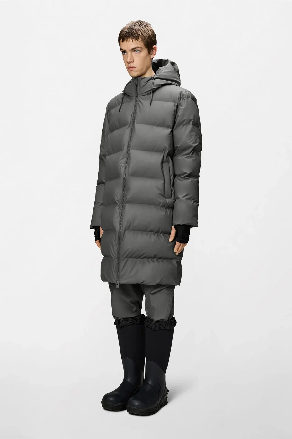 Veste Alta Longer Puffer W3T4 Grey - Mixte - Image 3