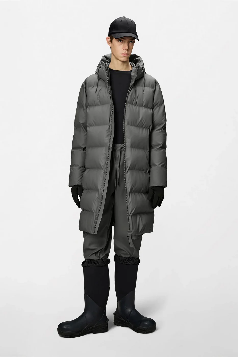 Veste Alta Longer Puffer W3T4 Grey - Mixte - Image 5
