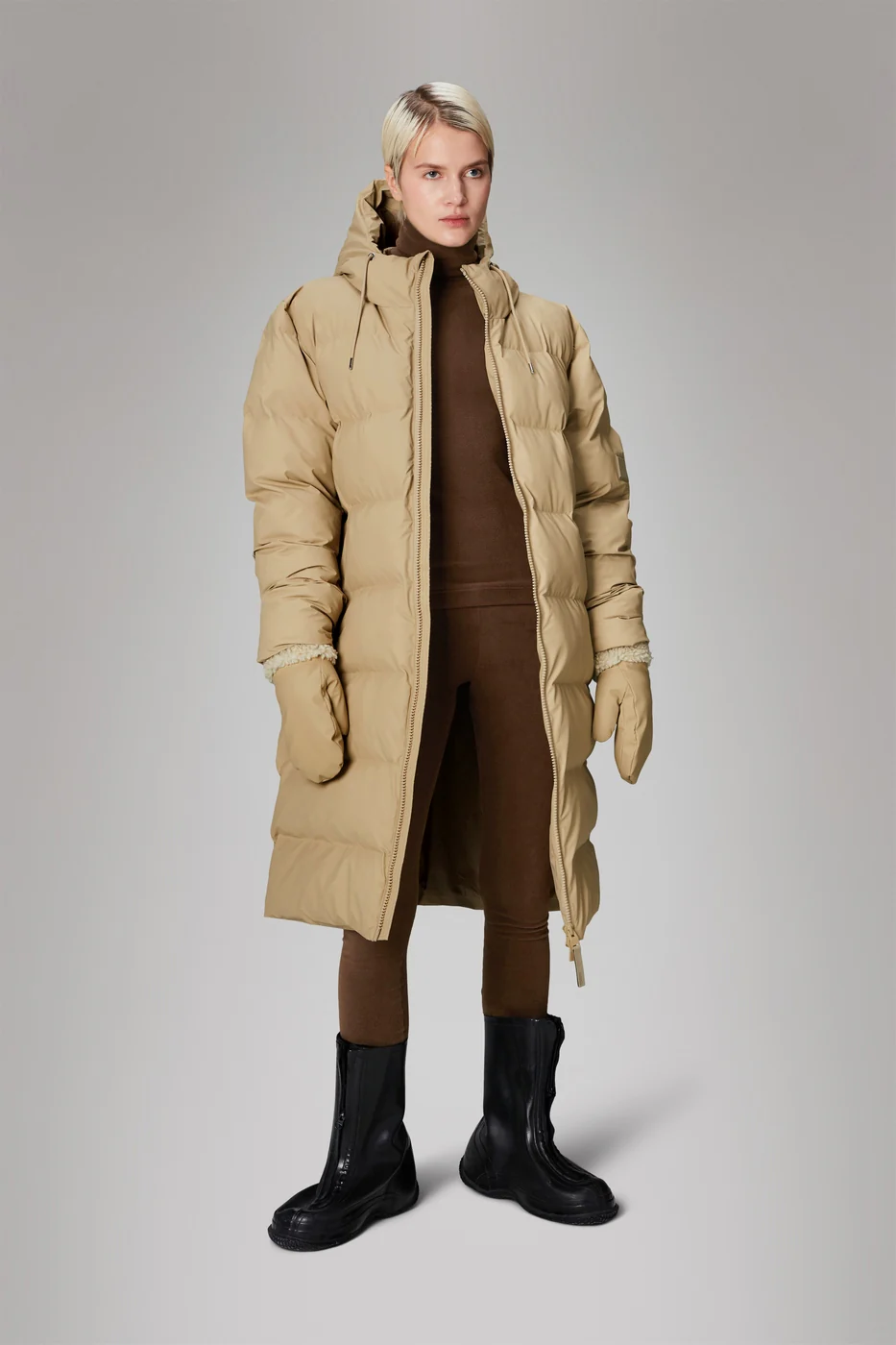 Veste Alta Longer Puffer W3T4 Sand - Mixte - Image 3