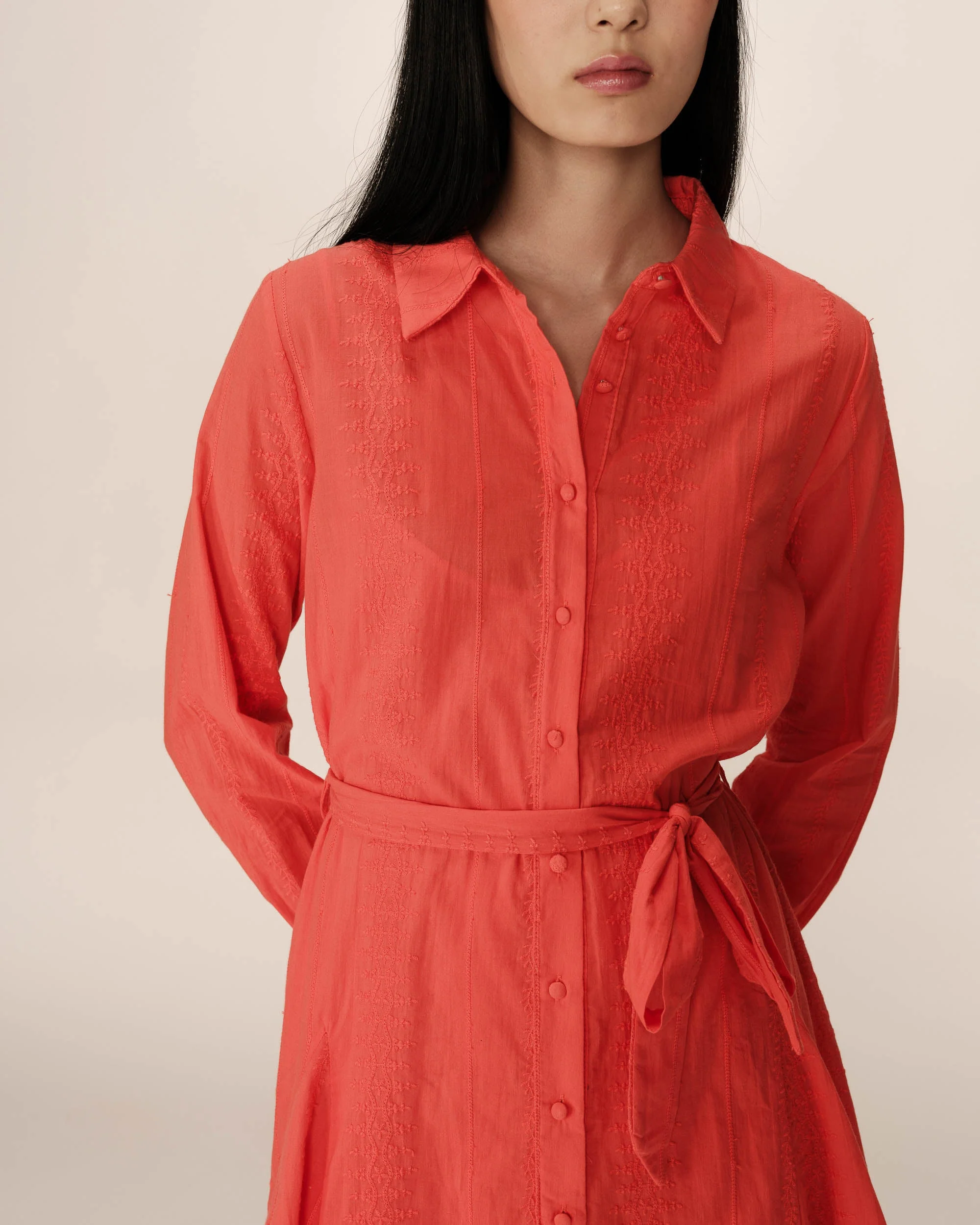 Robe Courte Praline - Rouge - Image 2