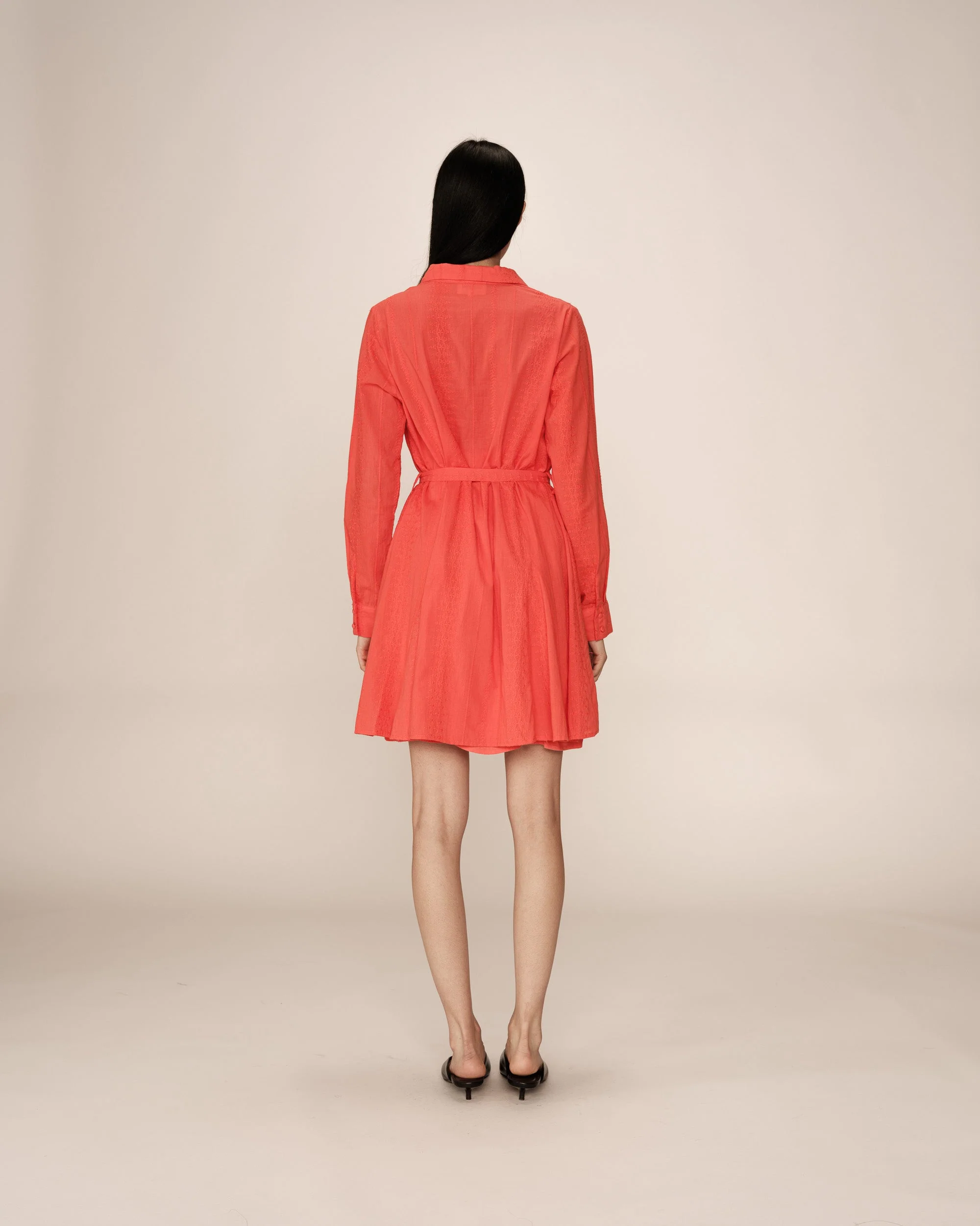 Robe Courte Praline - Rouge - Image 5