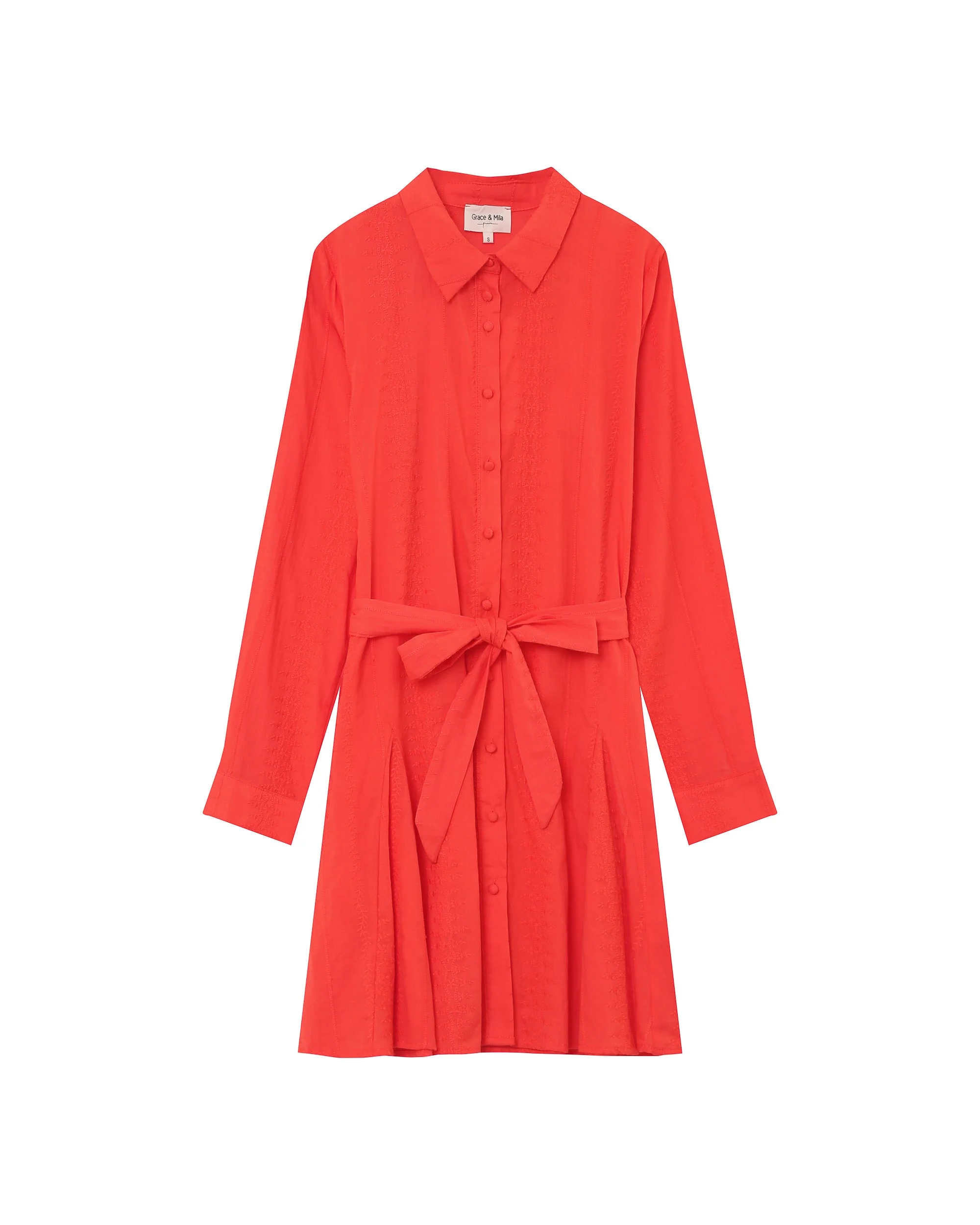 Robe Courte Praline - Rouge - Image 6