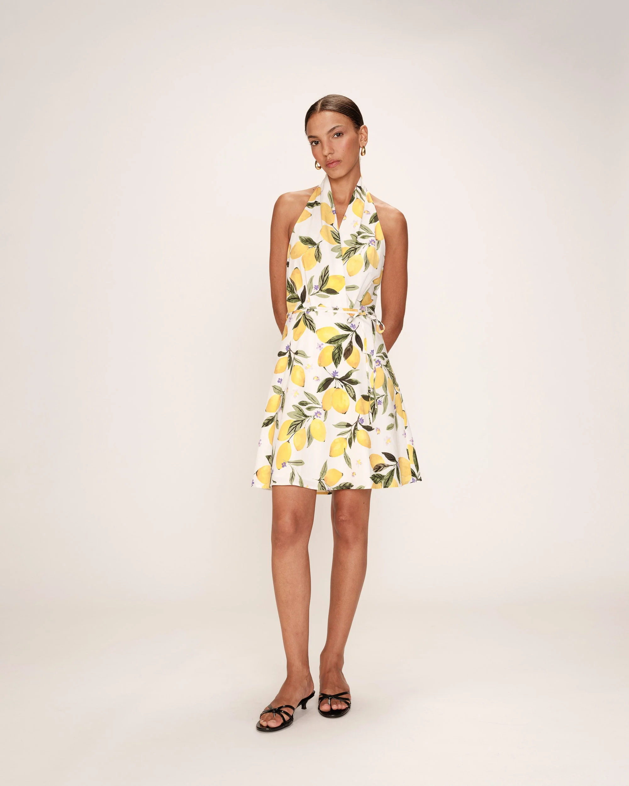 Robe Courte Renata - Ecru - Image 3