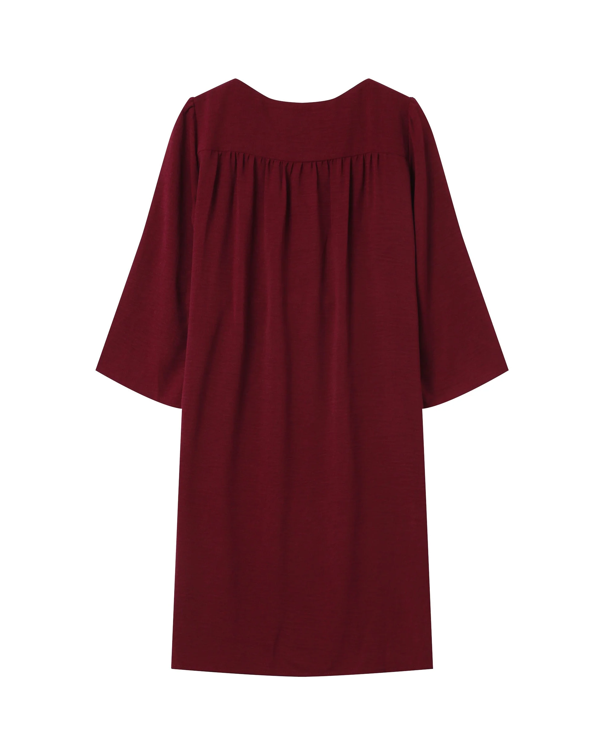 Robe Courte Babydoll Bordeaux Susana - Image 6