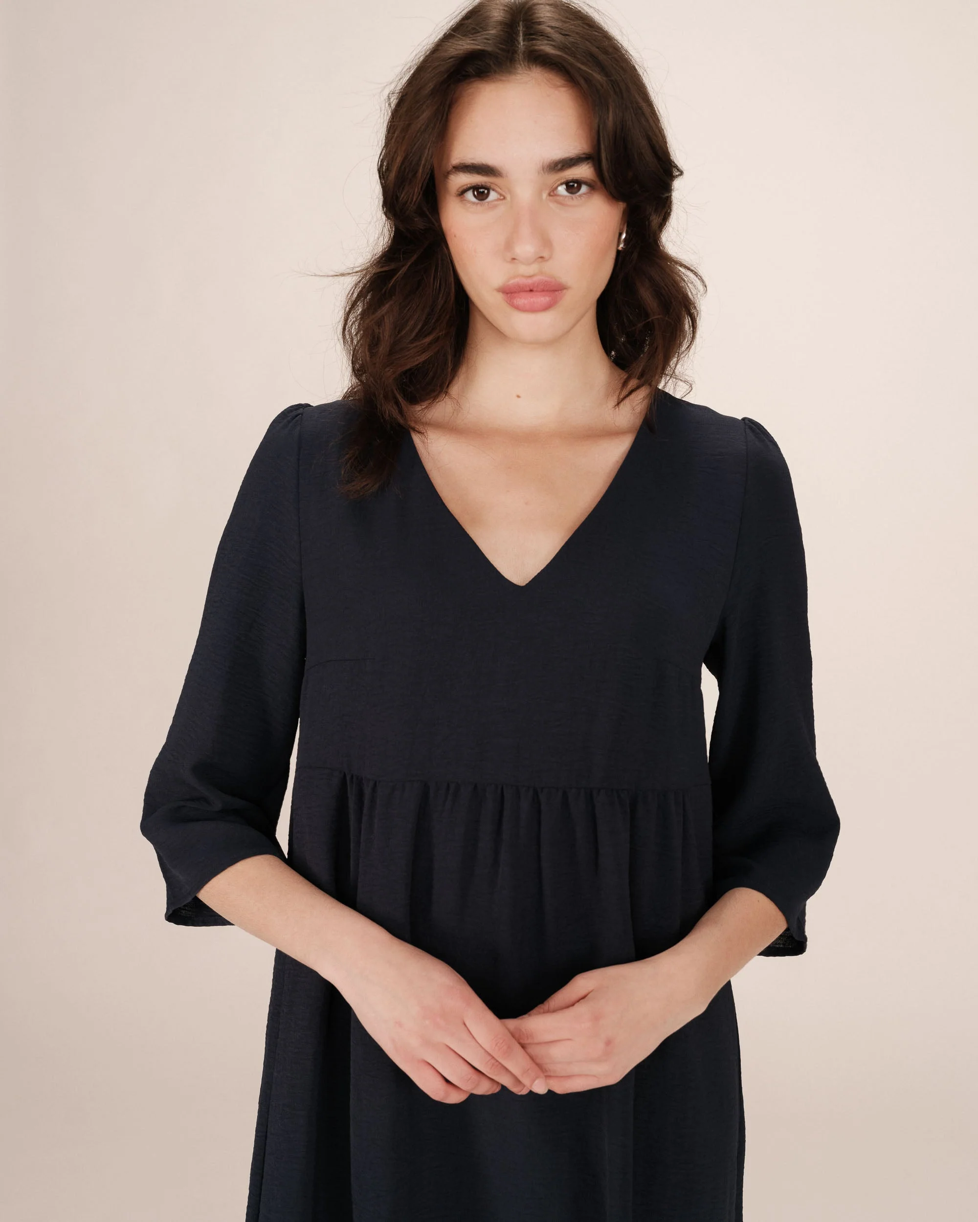Robe Courte Babydoll Marine Susana - Image 2