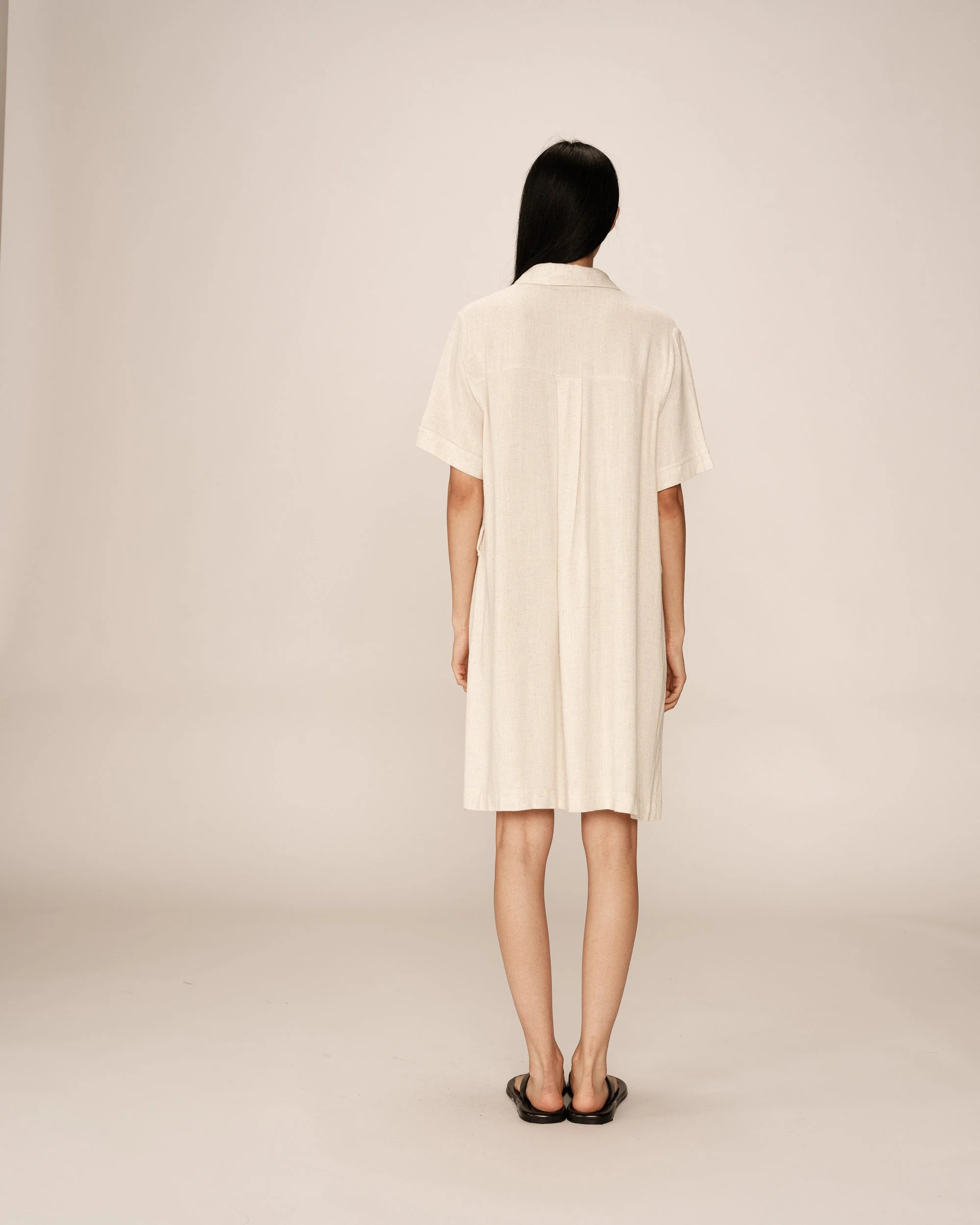 Robe Courte Paquita - Beige - Image 6