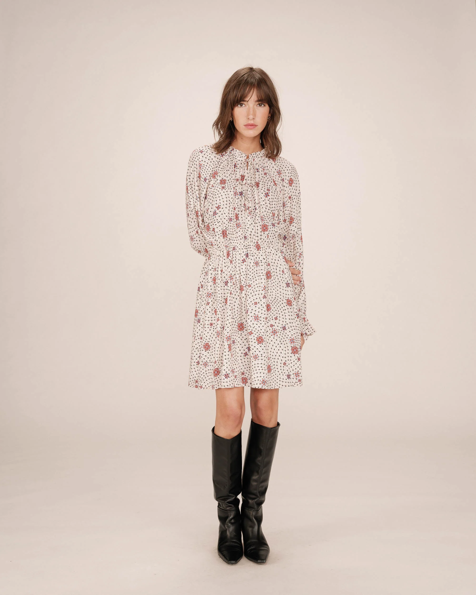 Robe Courte Ecru Sentimentale - Image 2