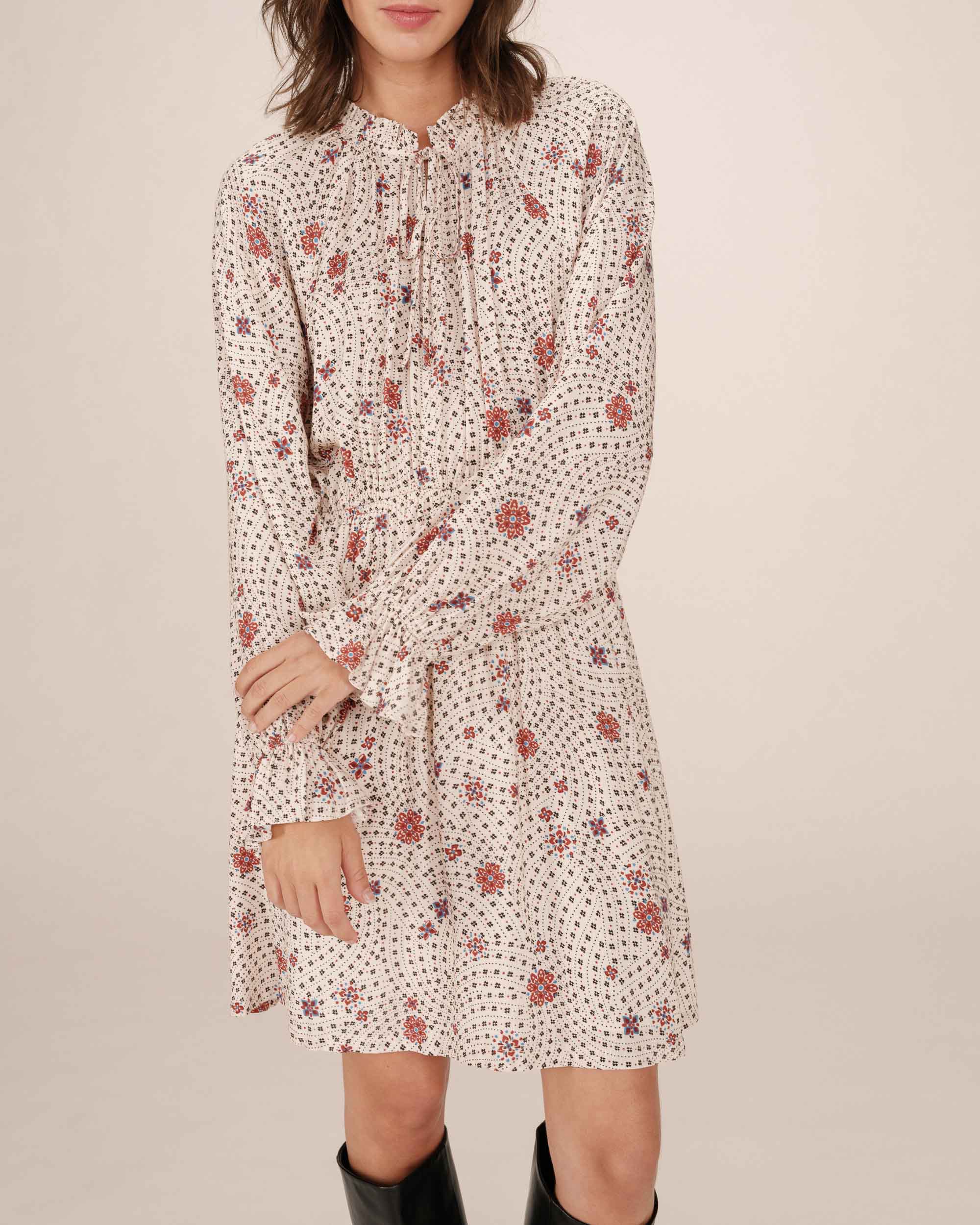 Robe Courte Ecru Sentimentale - Image 3