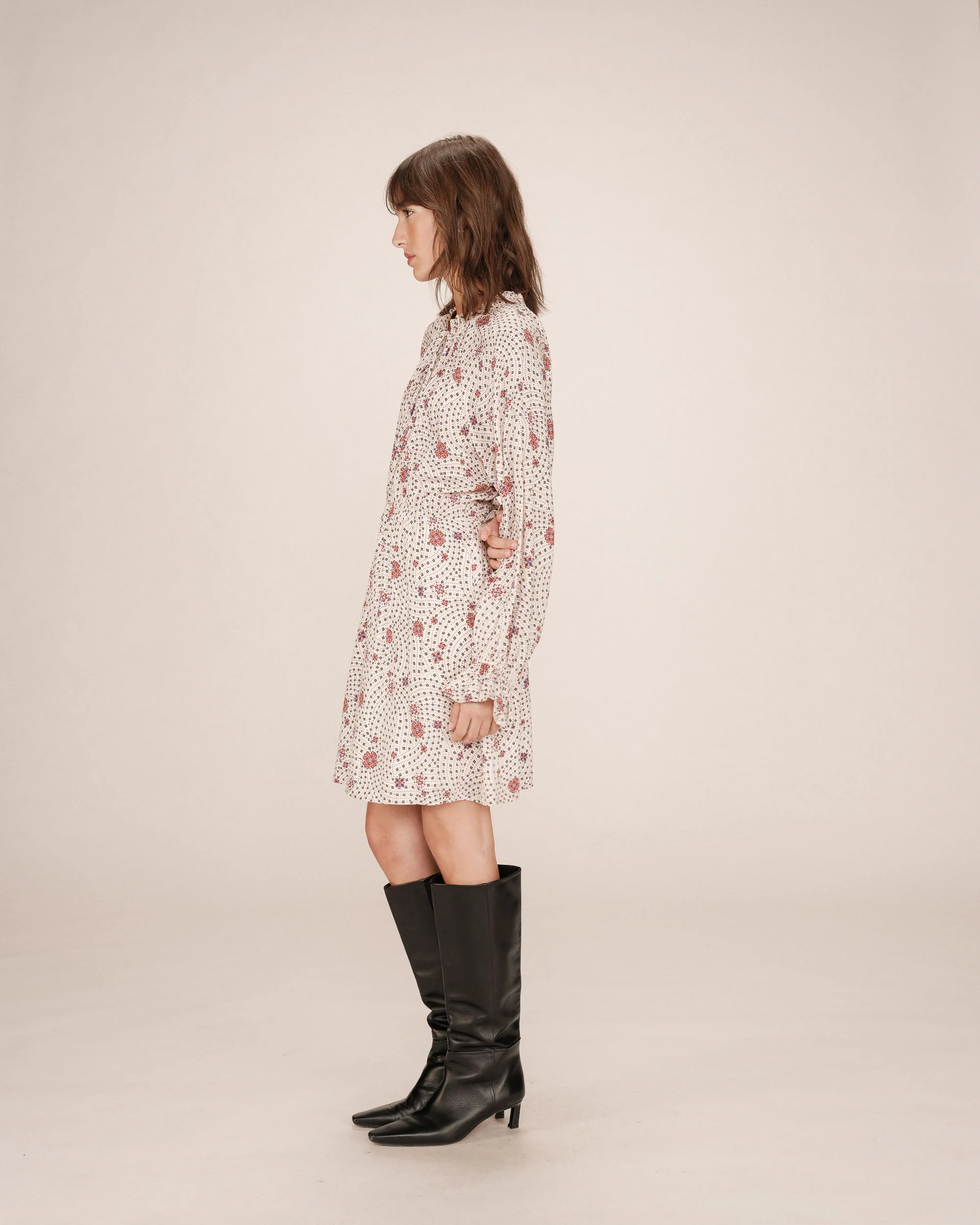 Robe Courte Ecru Sentimentale - Image 4