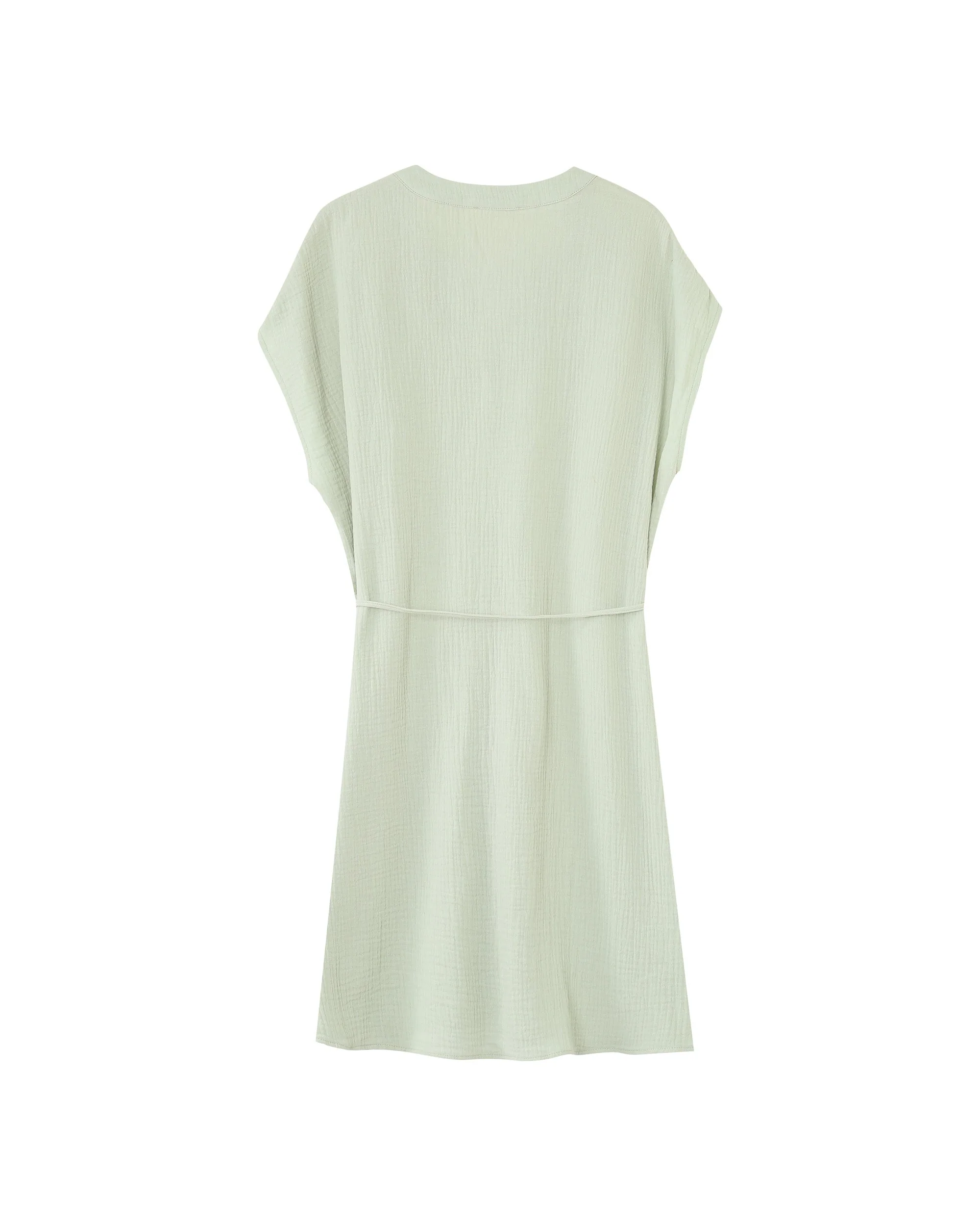 Robe Courte Rozana - Menthe - Image 7