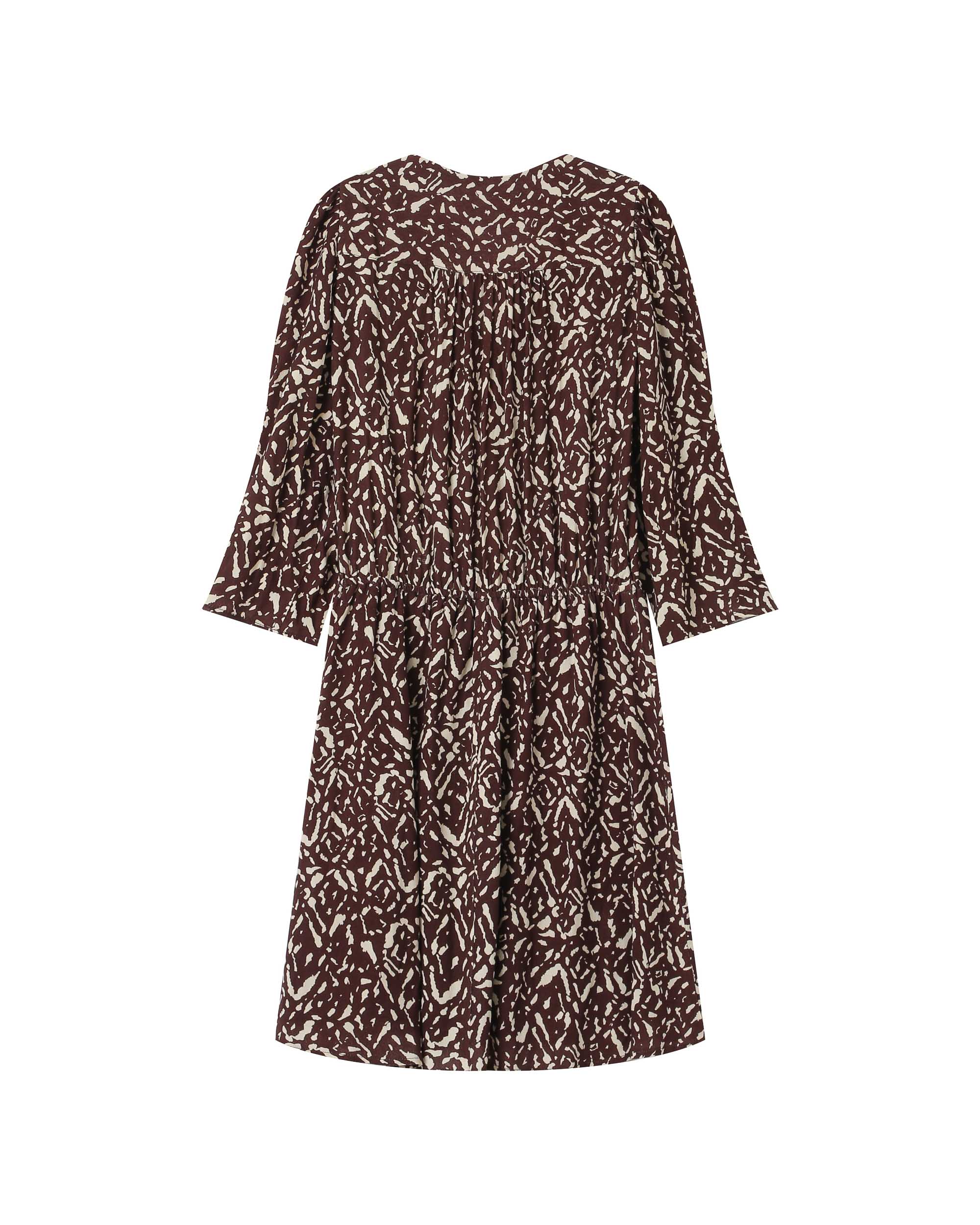 Robe Courte Imprimée Chocolat Suzie - Image 7