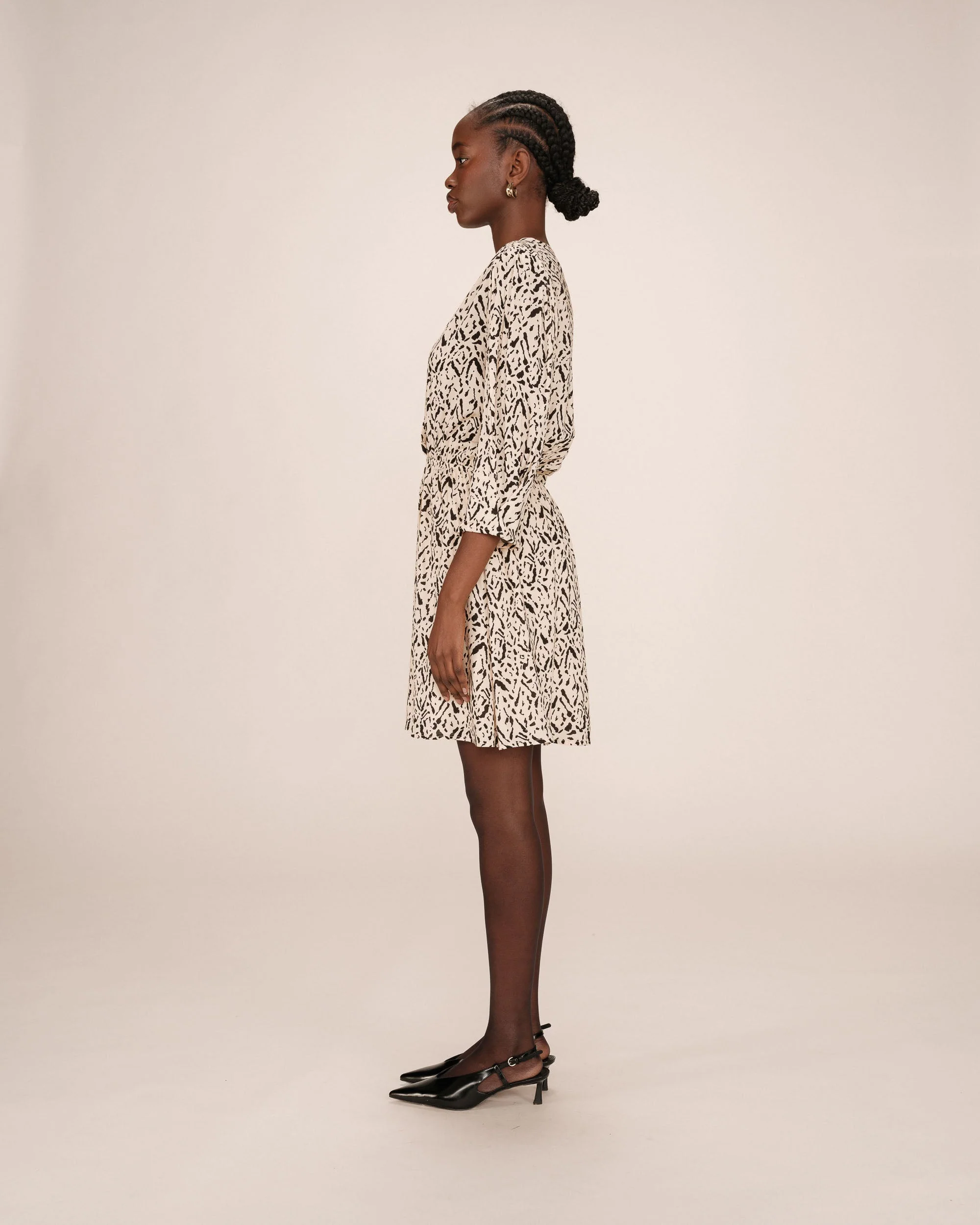 Robe Courte Imprimée Vanille Suzie - Image 4