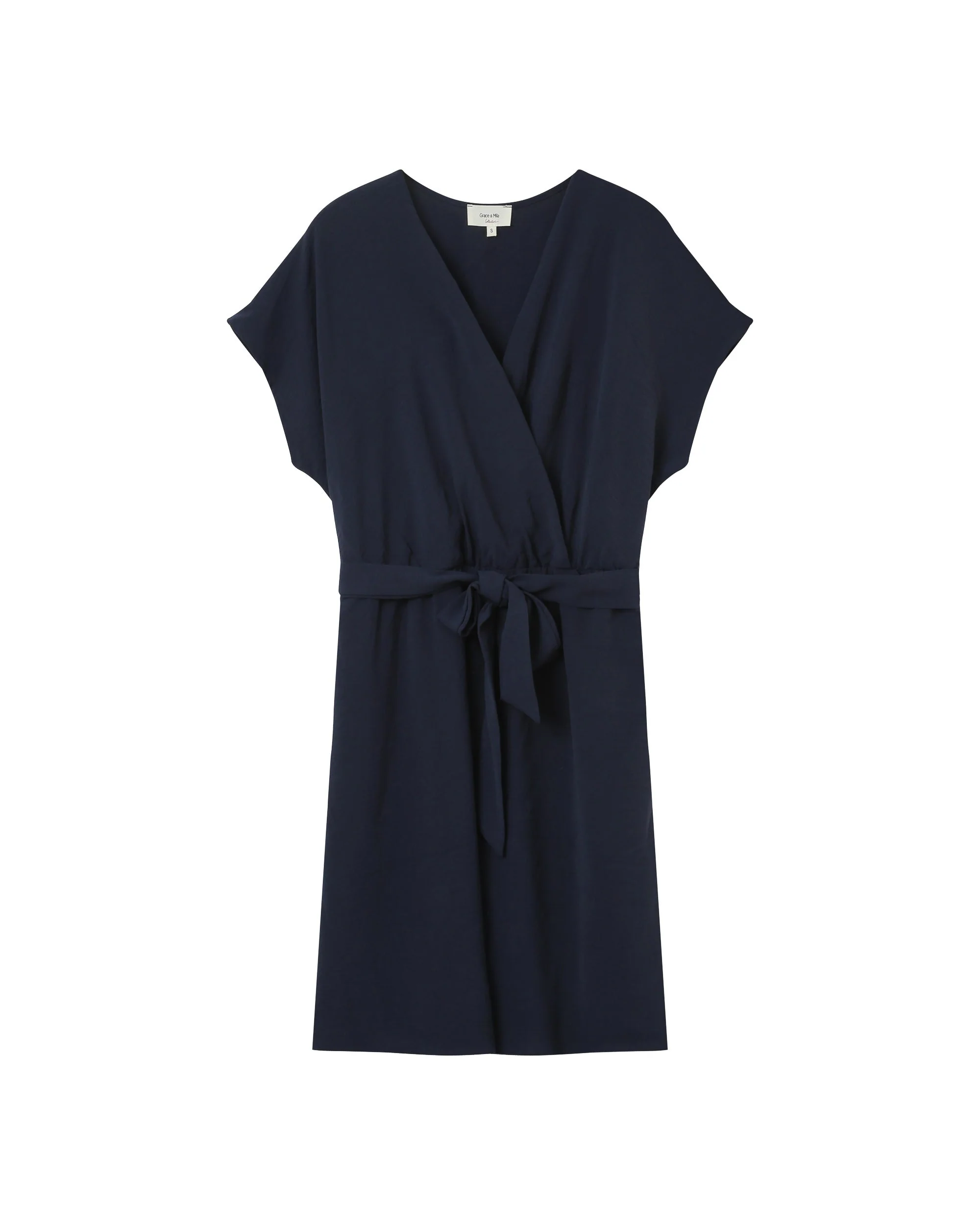 Robe Courte Papaye - Marine - Image 6