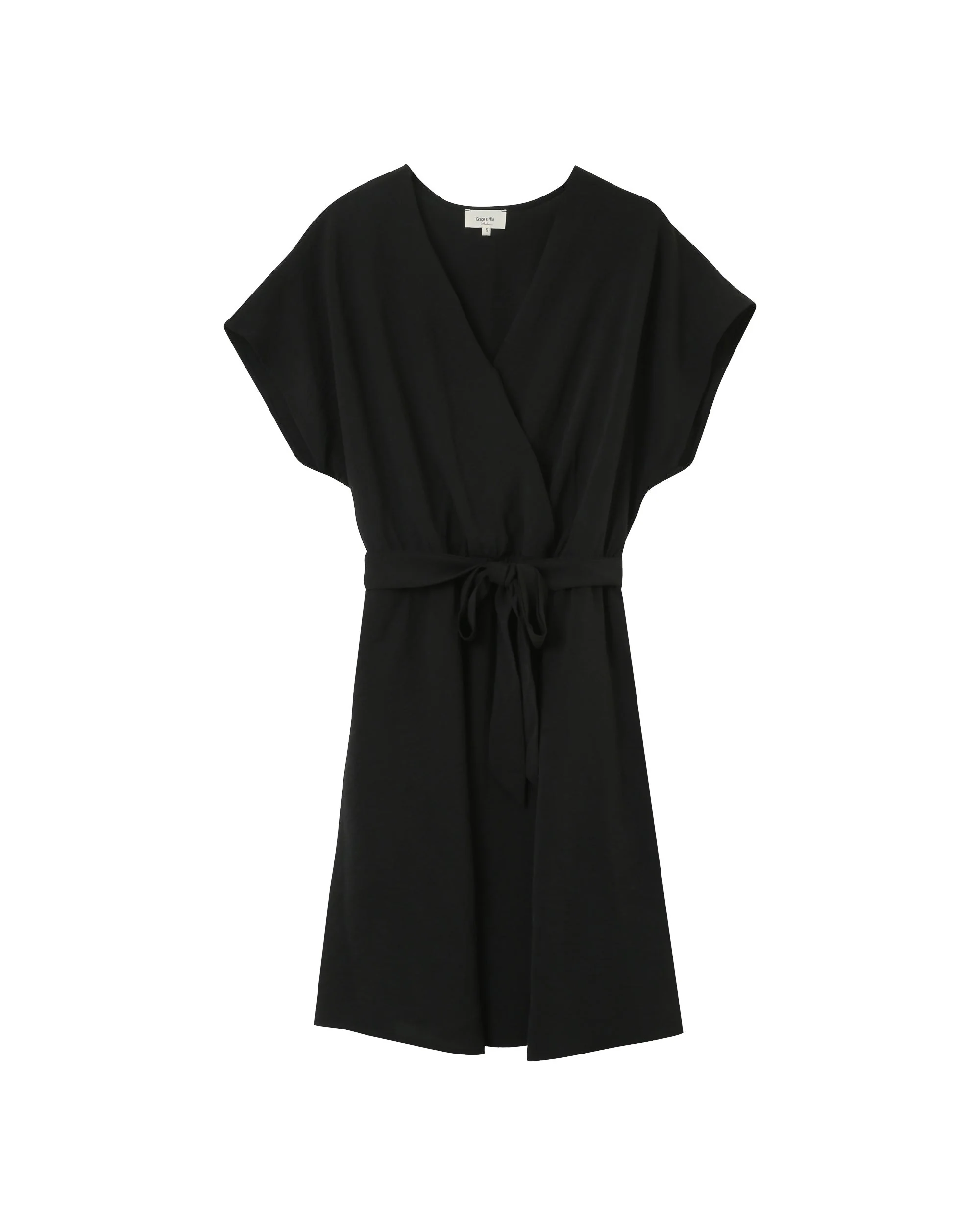 Robe Courte Papaye - Noir - Image 5