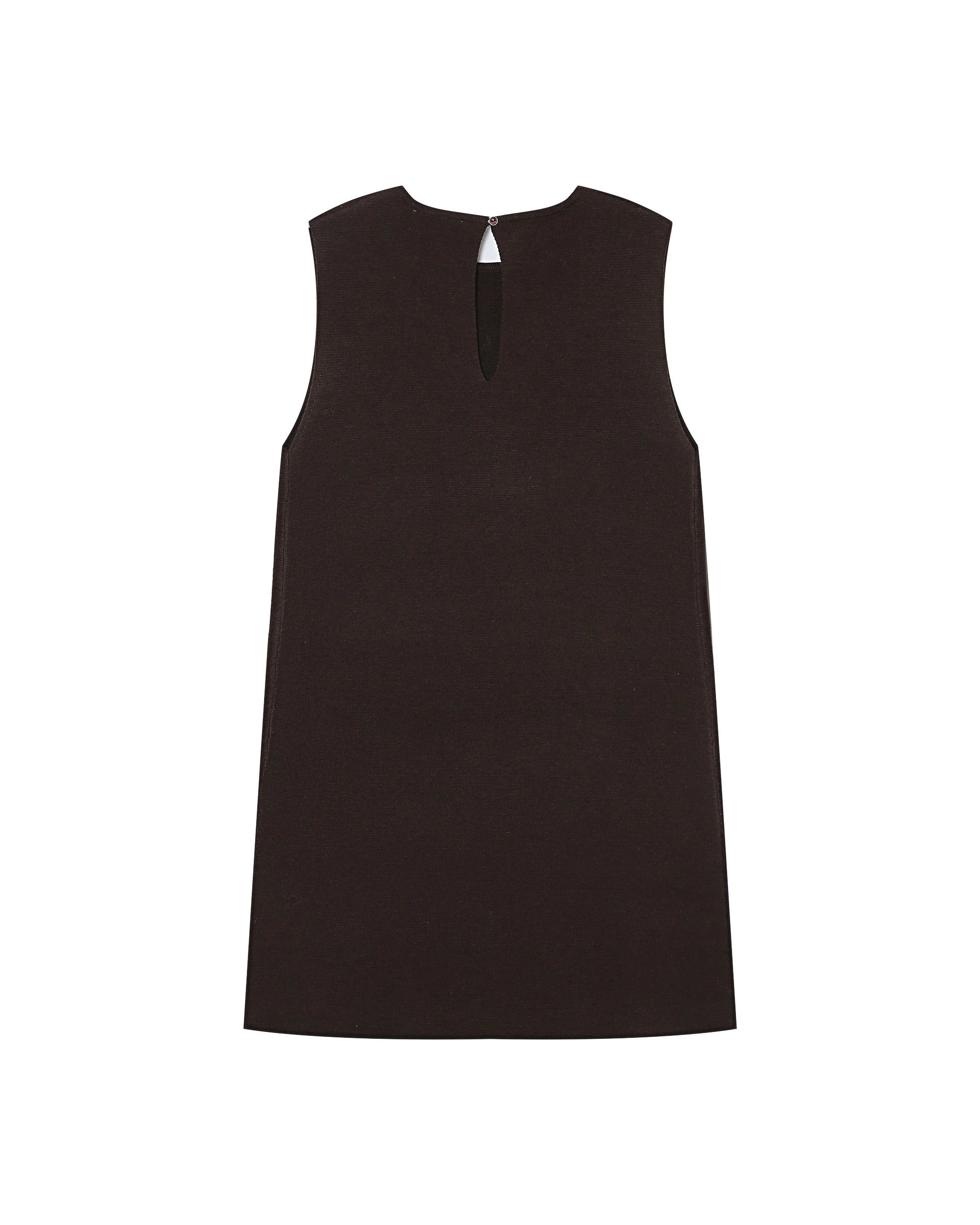 Robe Courte Tailoring Chocolat Sarah - Image 8