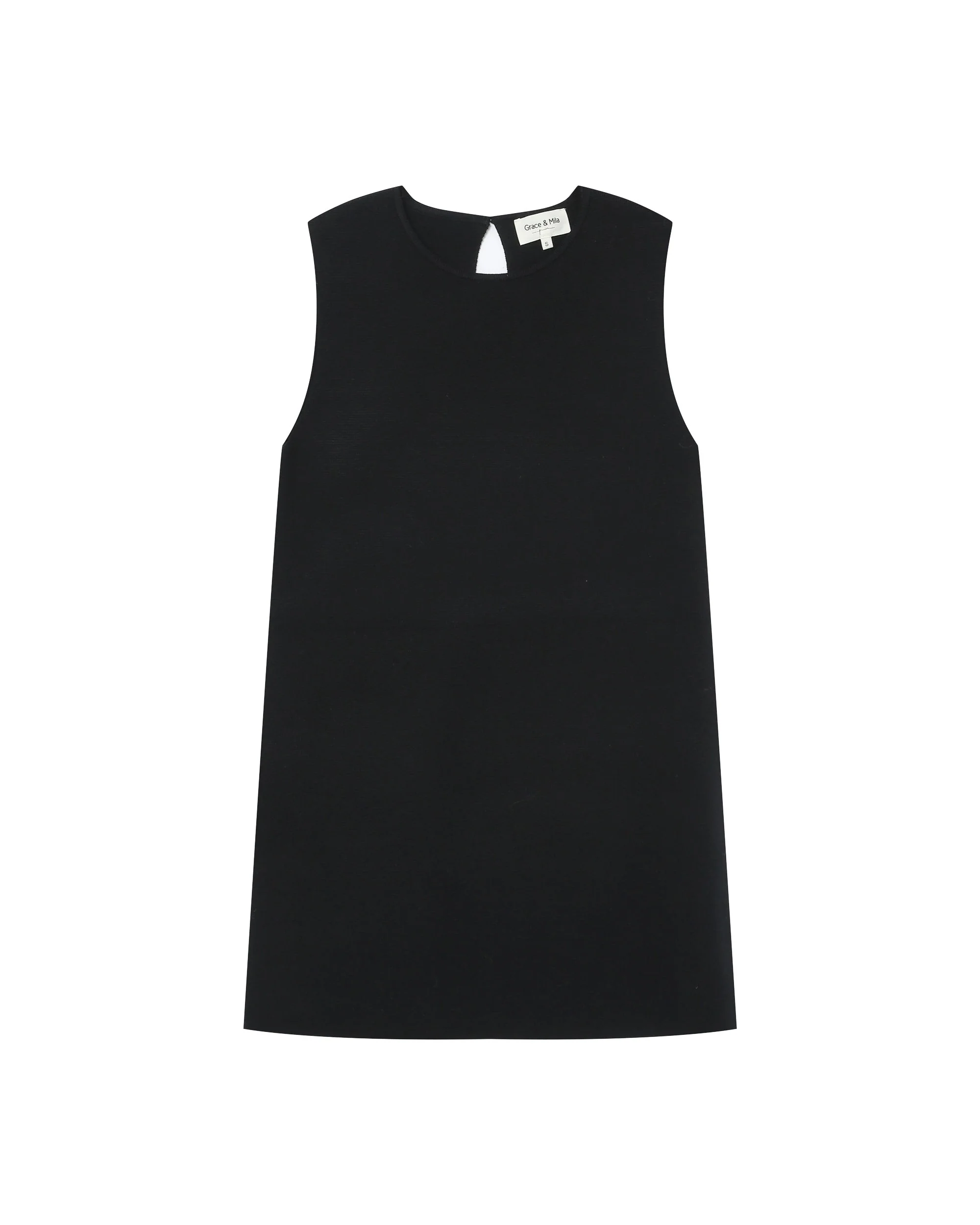 Robe Courte Tailoring Noir Sarah - Image 7