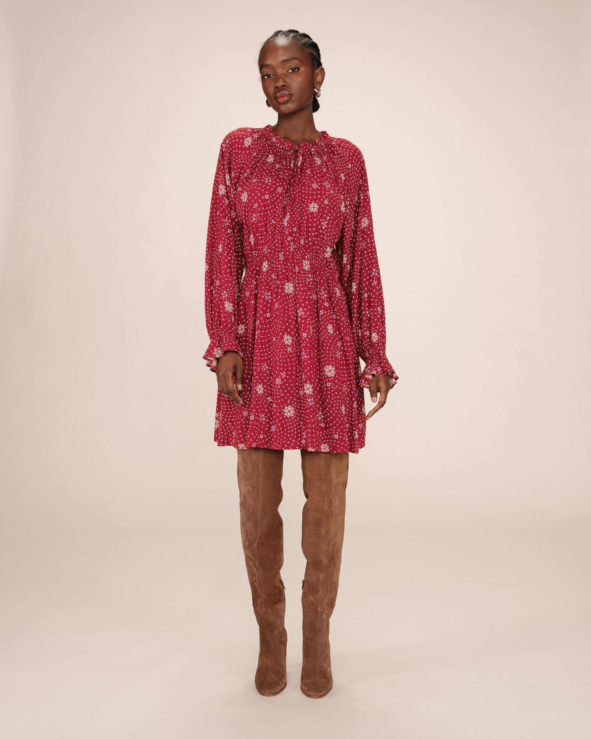 Robe Courte Terracotta Sentimentale - Image 2