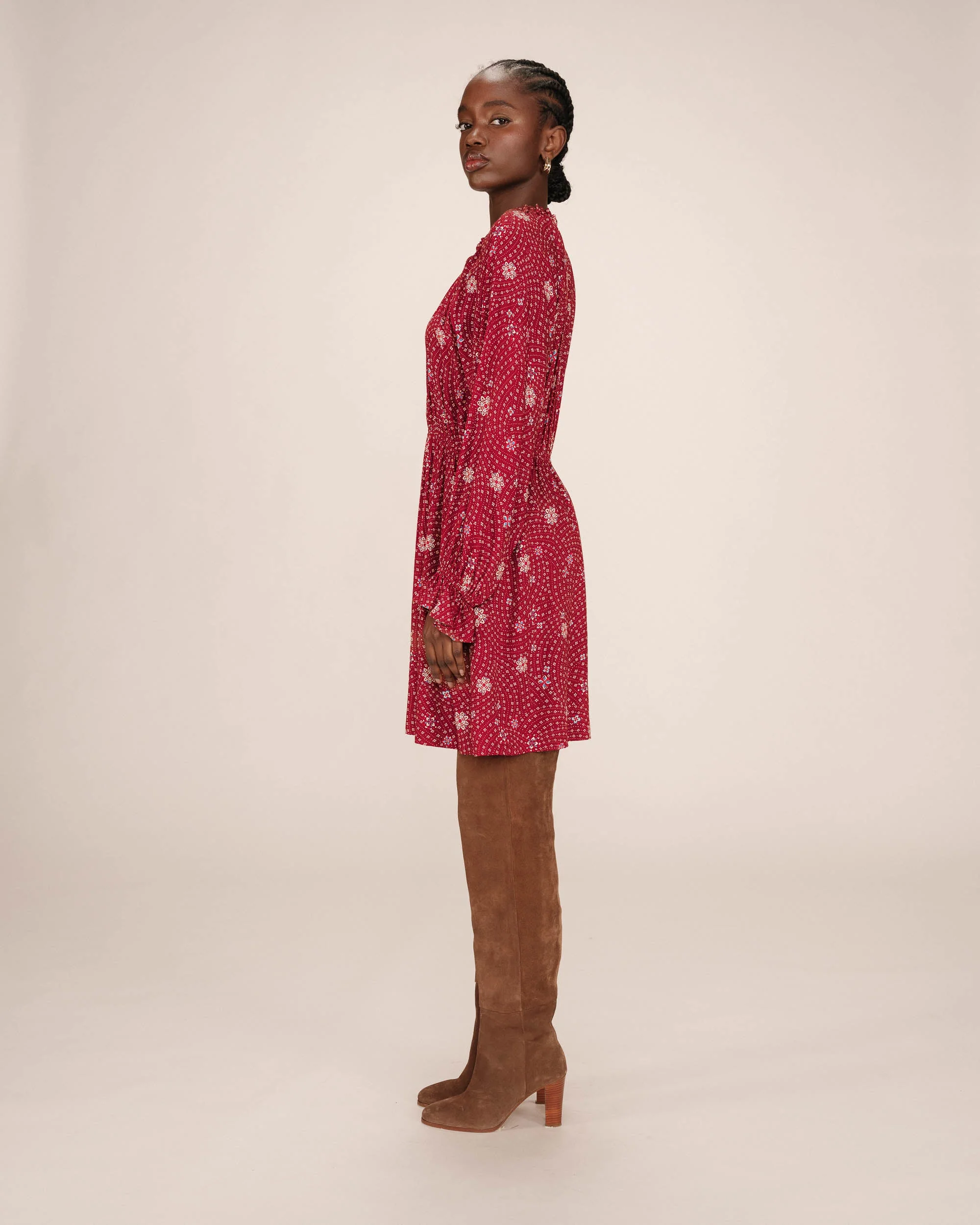 Robe Courte Terracotta Sentimentale - Image 4