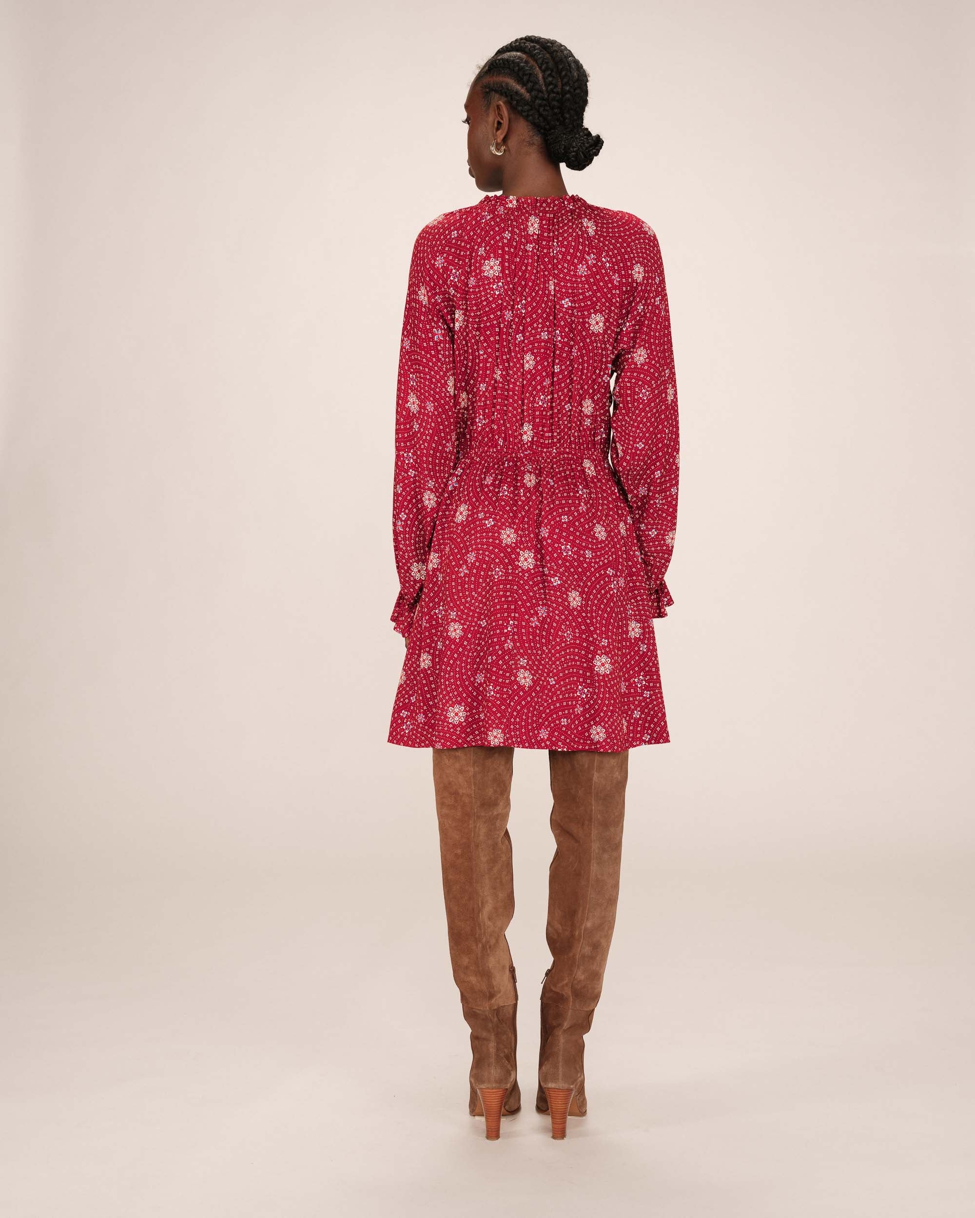 Robe Courte Terracotta Sentimentale - Image 5