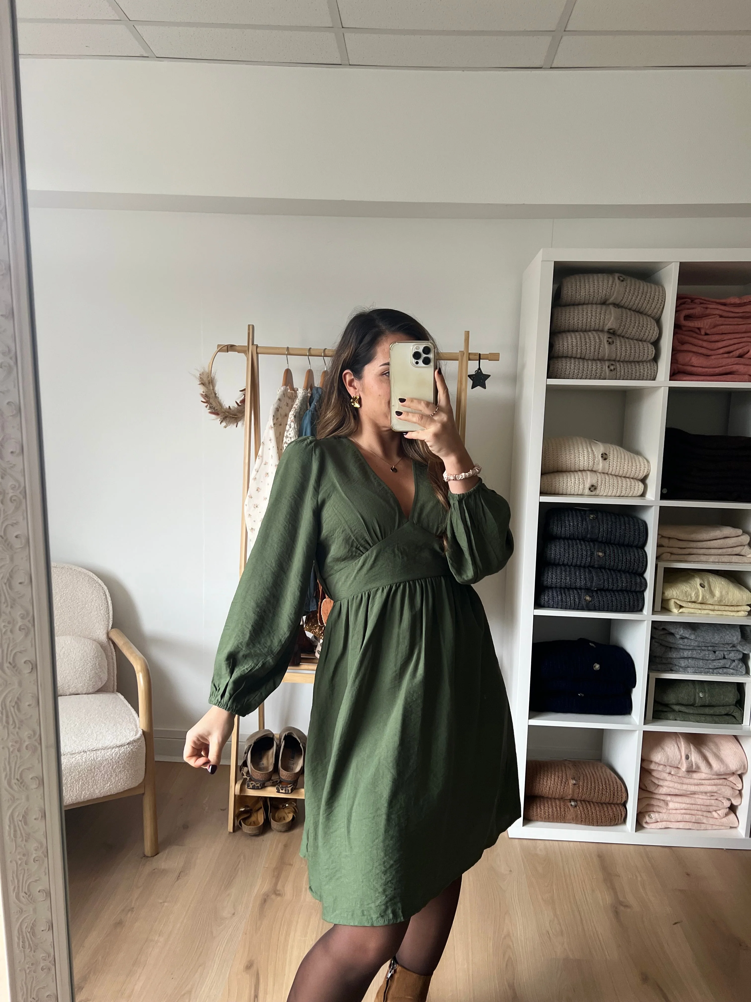 Robe Elena Kaki - Image 8