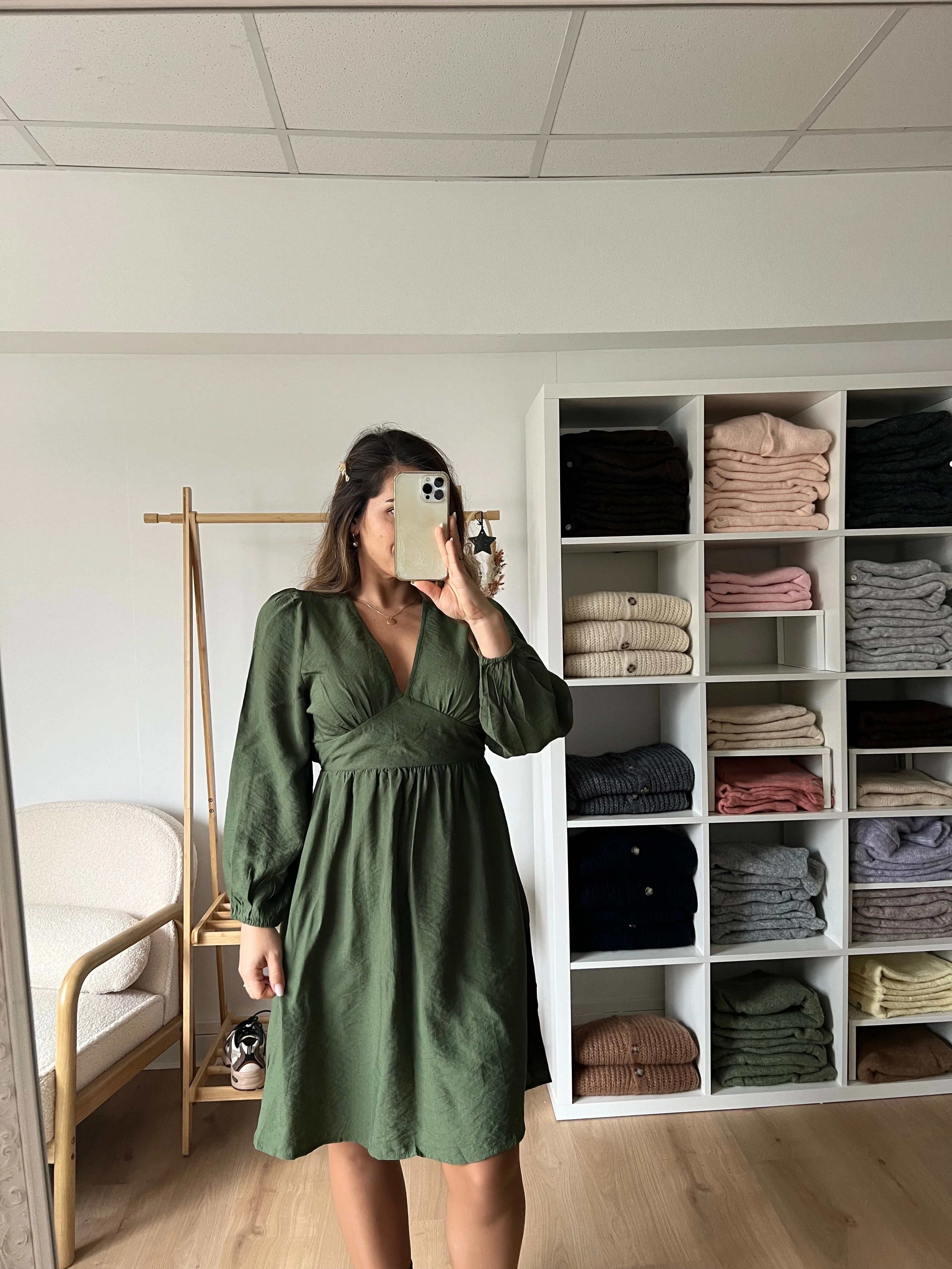 Robe Elena Kaki - Image 9