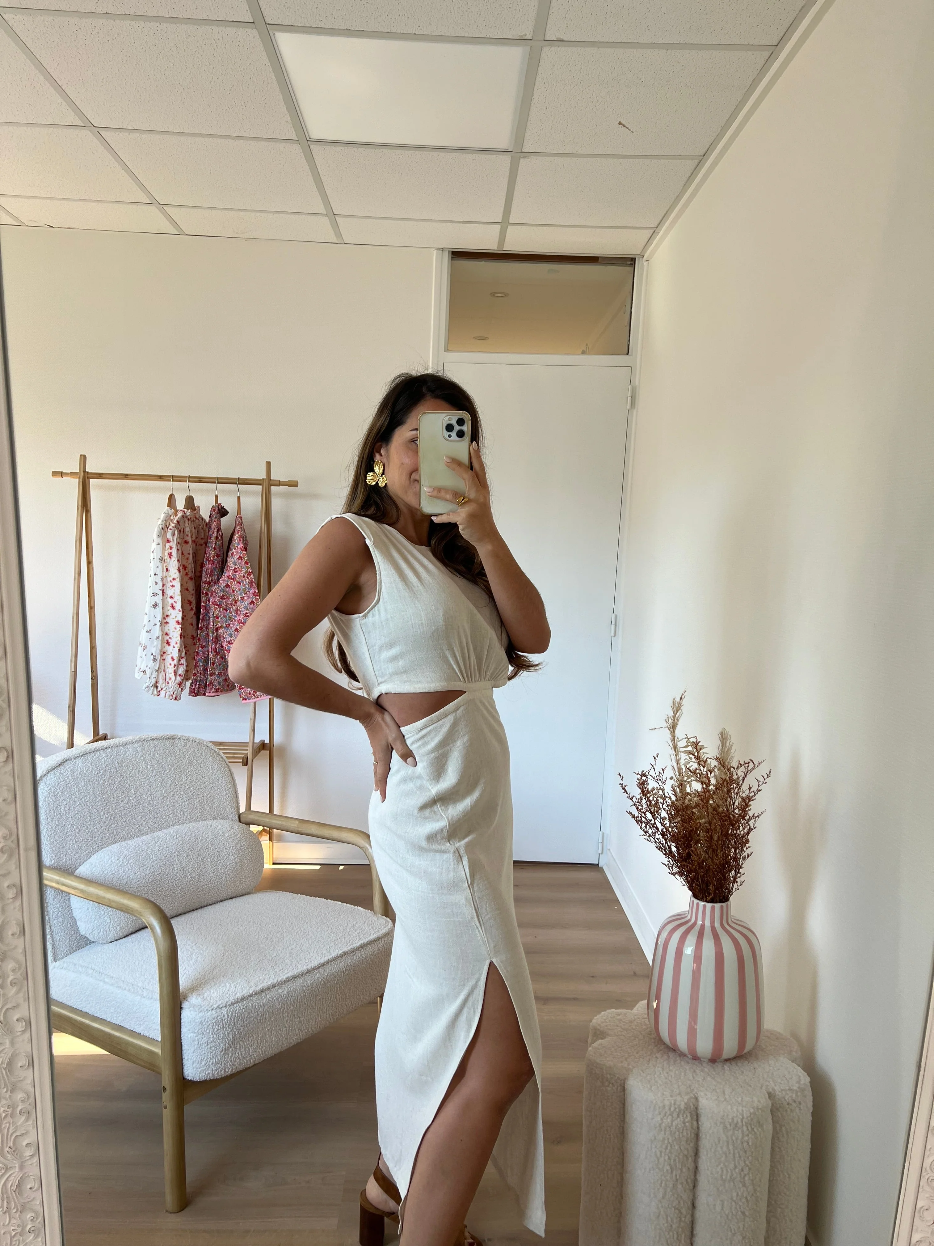 Robe Julie Beige - Image 3