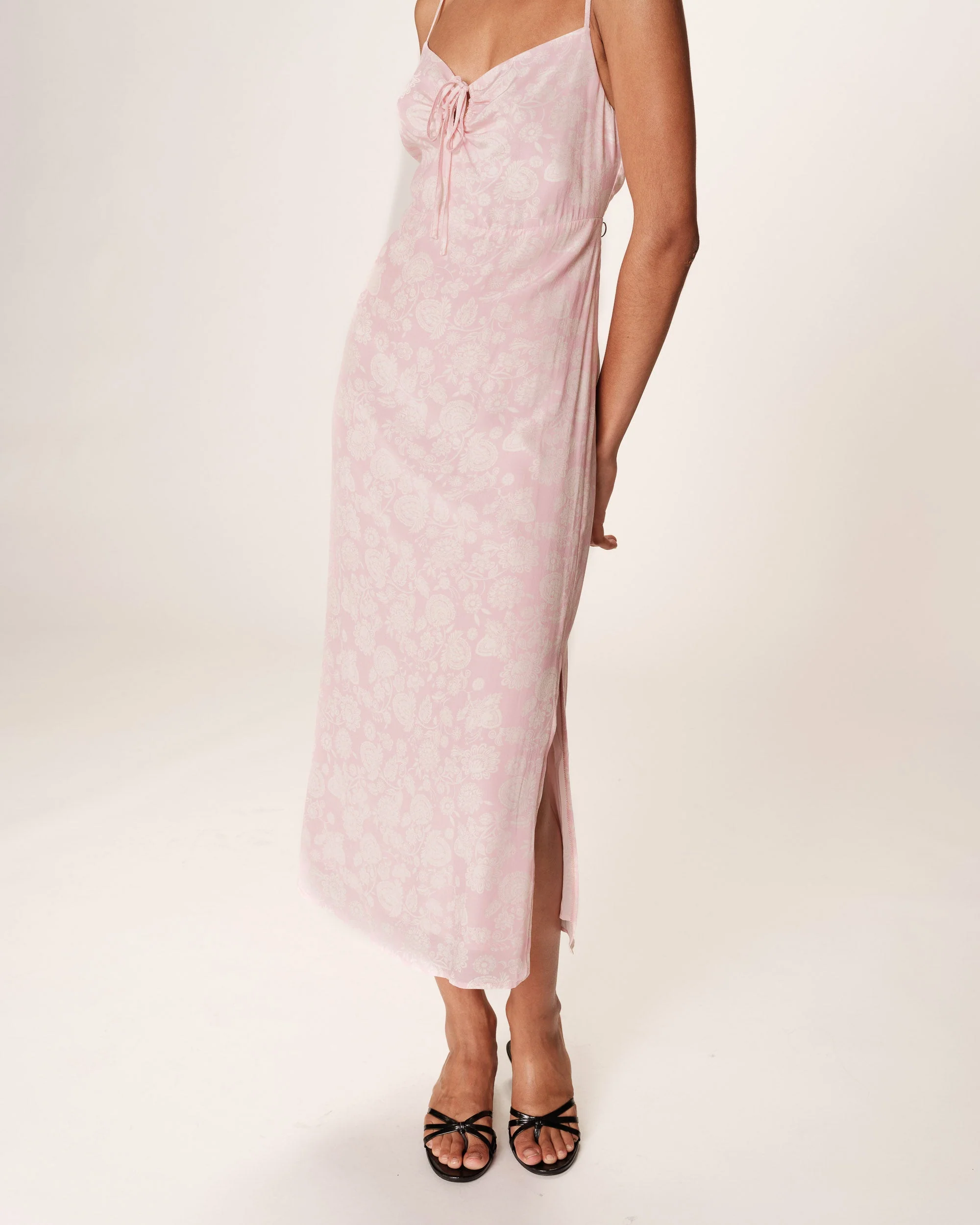 Robe Longue Retina - Rose - Image 2